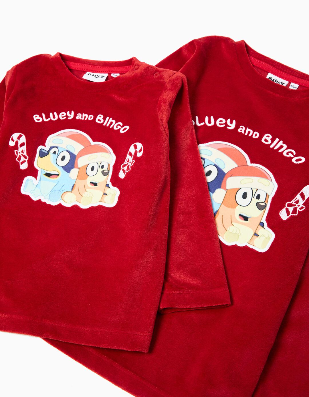 Pijama 'Bluey', Menino, Vermelho Escuro