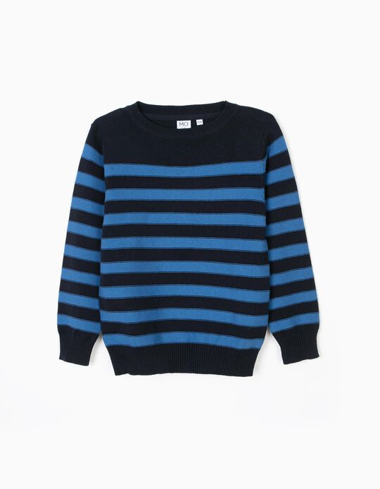 Camisola de malha riscas