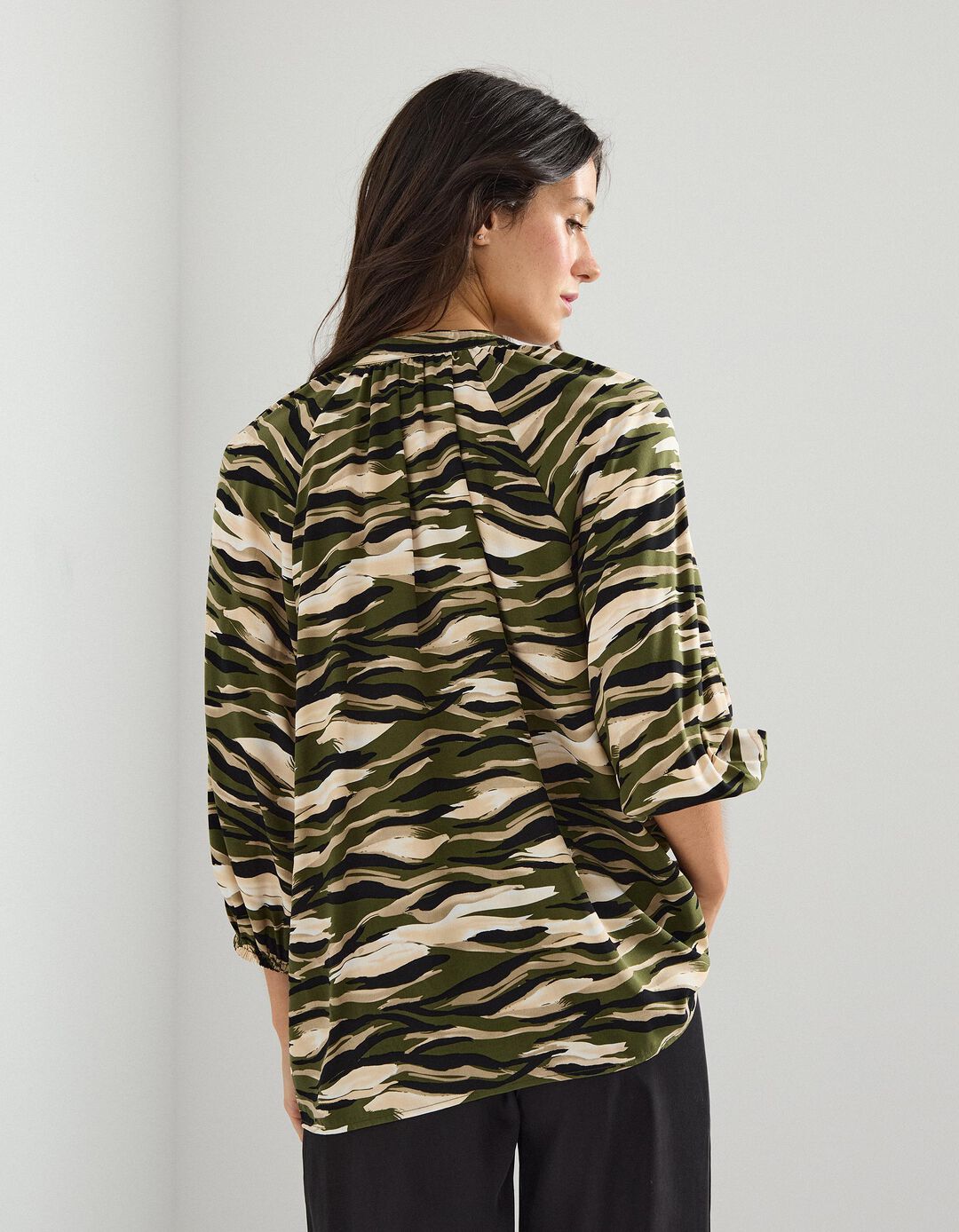 Blusa Viscose, Mulher, Verde