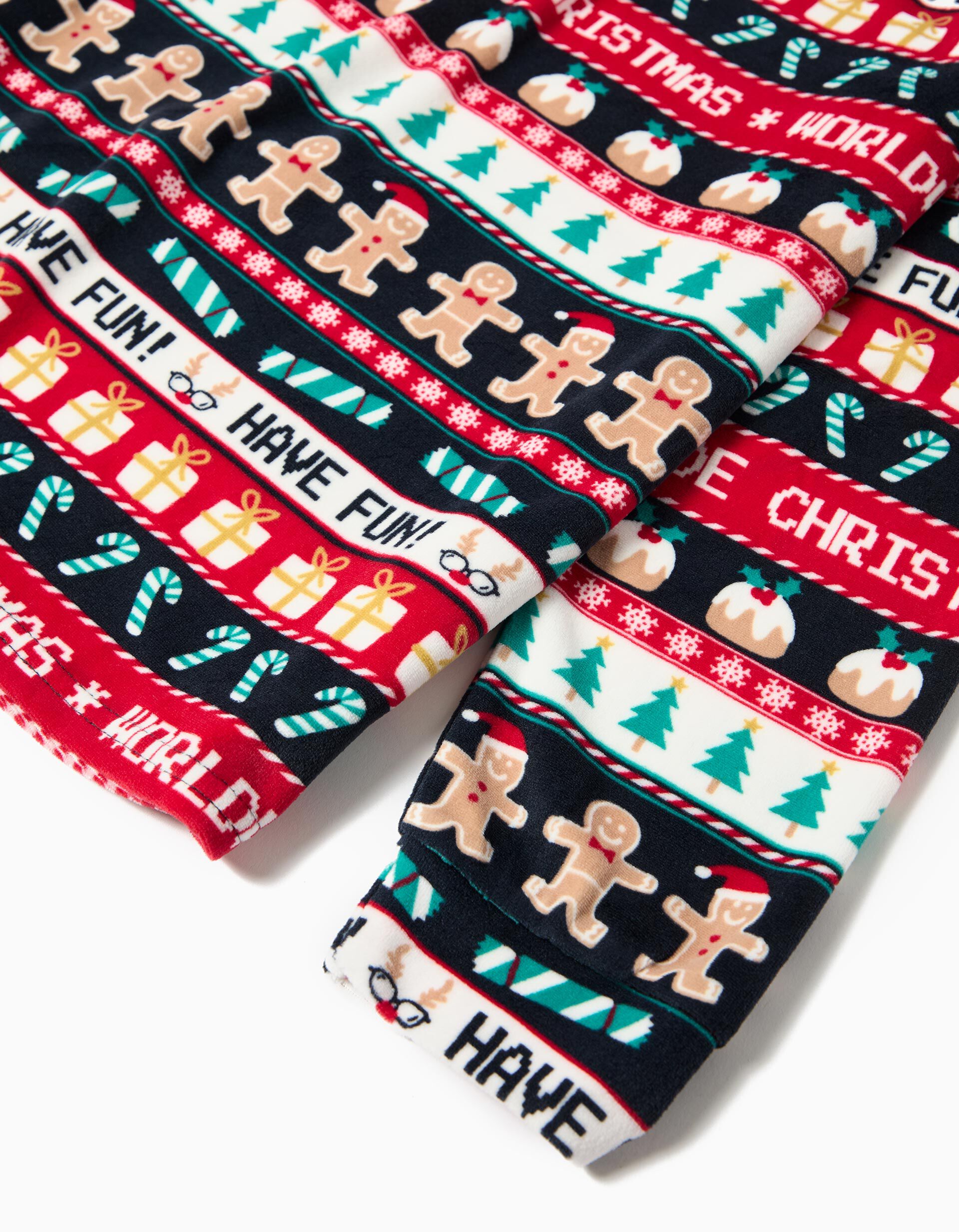 Comprar Online Pijama Aveludado de Natal, Crian&ccedil;a, Multicor