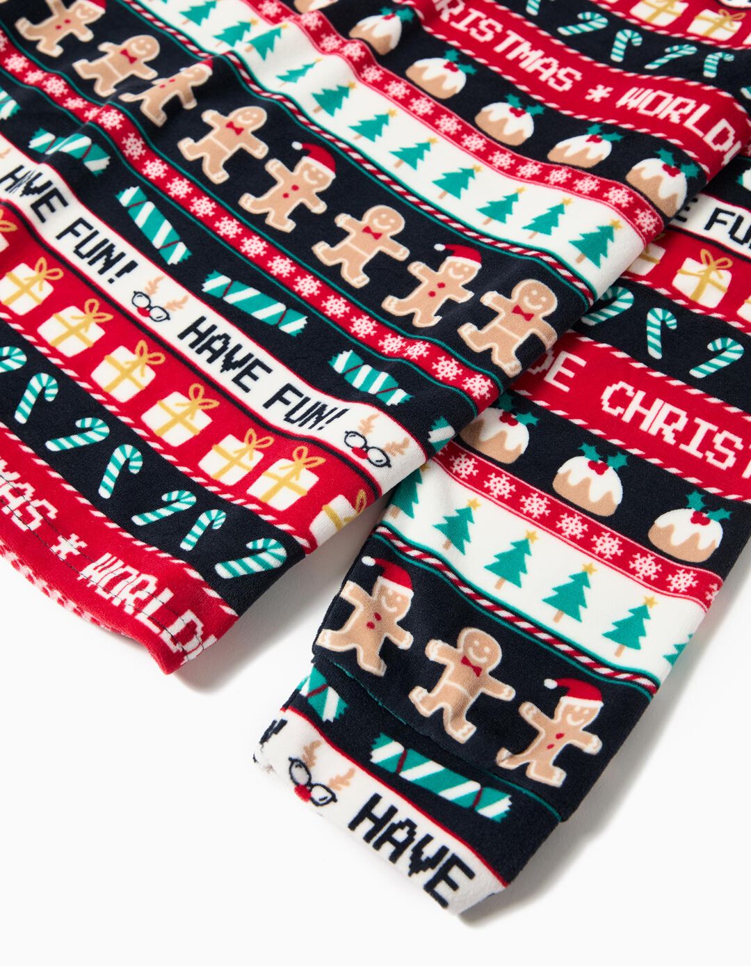 Pijama Polar de Natal, Menina, Multicor