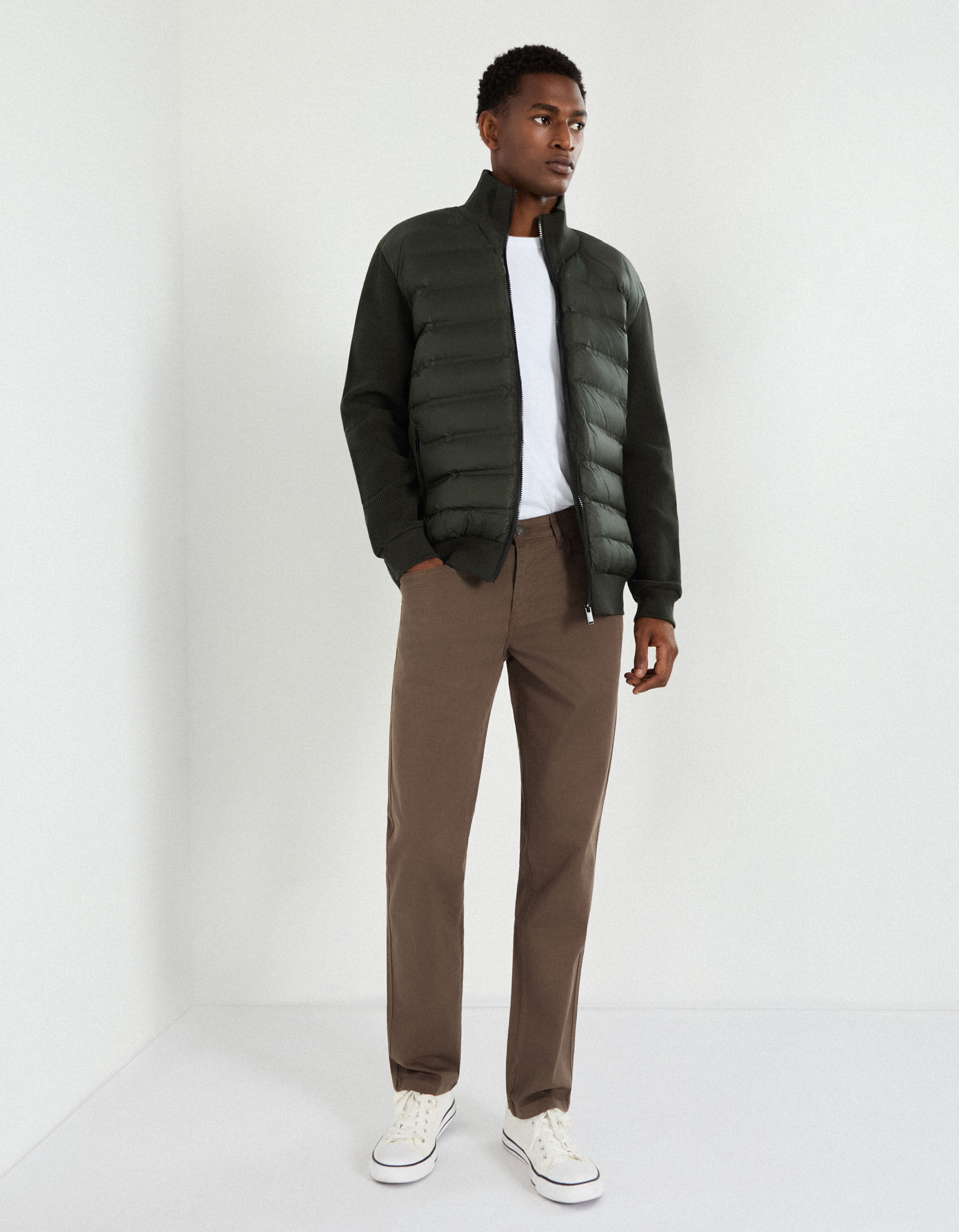 Comprar Online Cal&ccedil;as 'Slim Fit', Homem, Castanho 