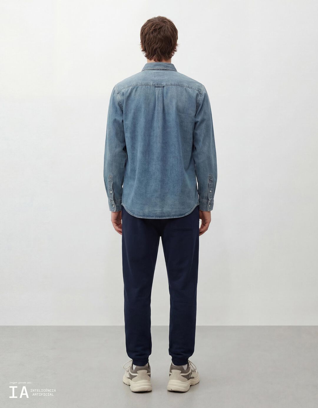 Cal&ccedil;as Jogging, Homem, Azul