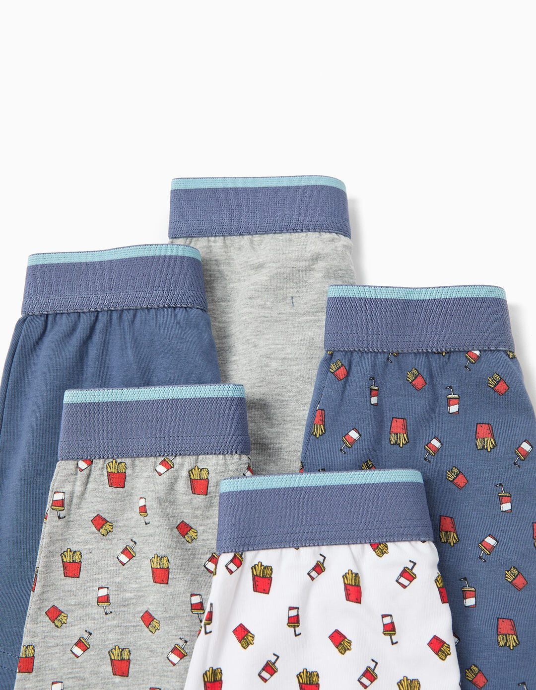 Pack 5 Boxers, Menino, Multicor