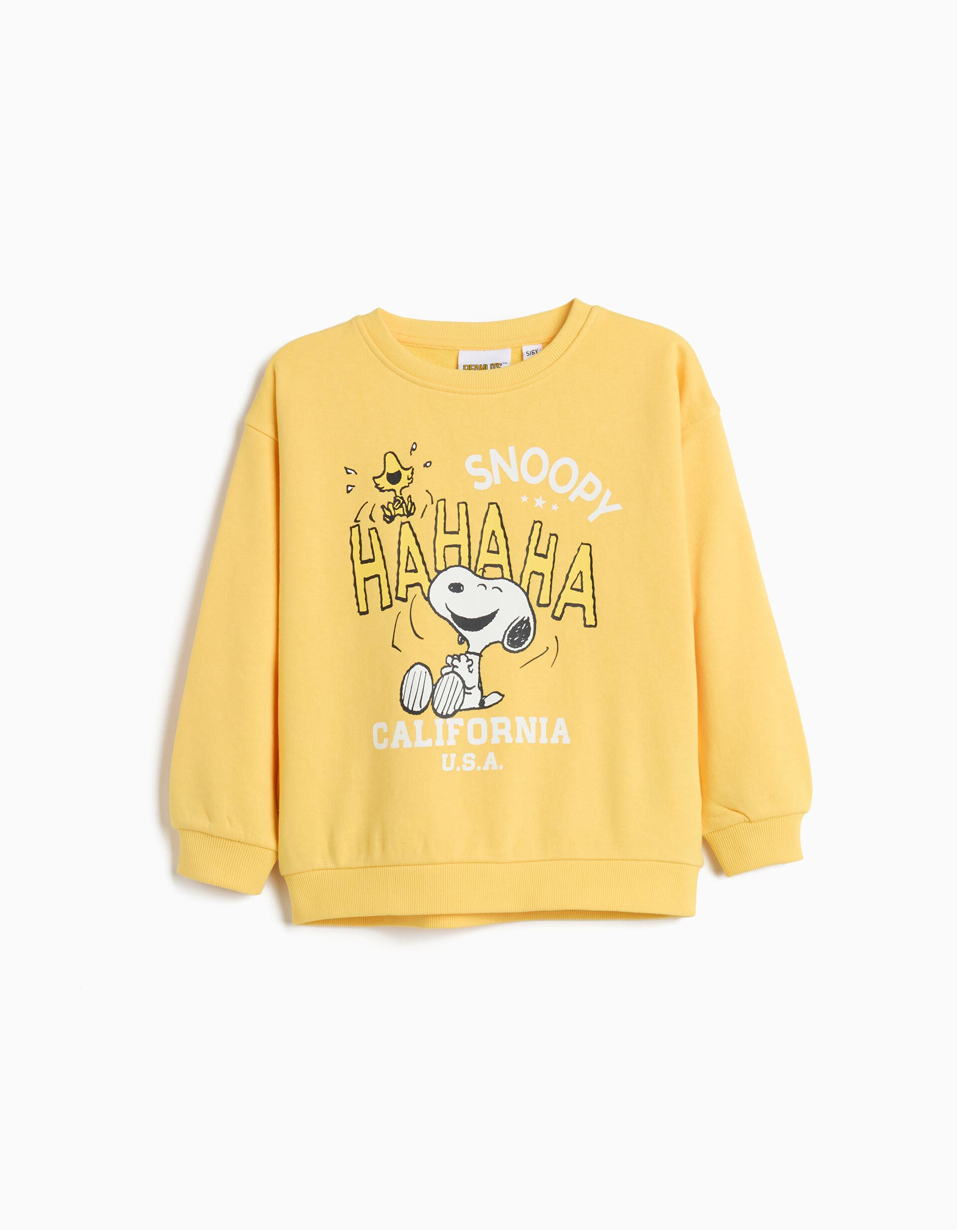 Comprar Online Sweatshirt 'Snoopy', Menino, Amarelo