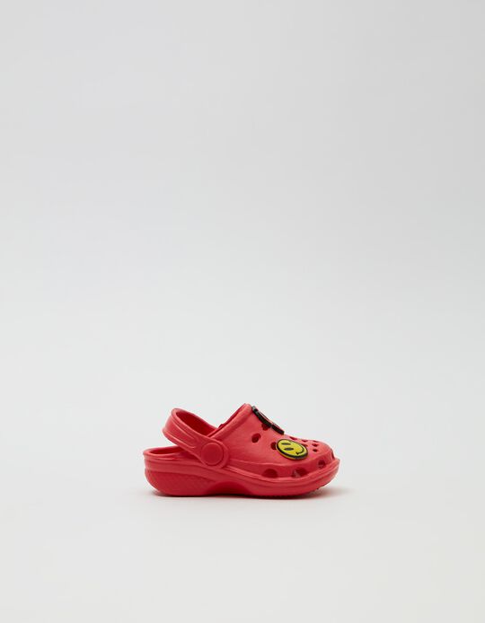 Clogs, Babies, Red