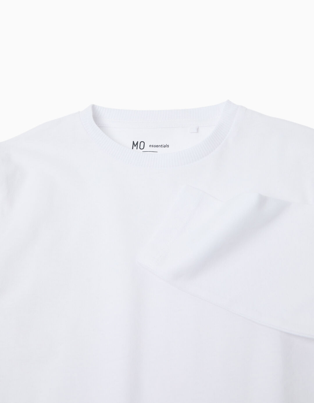 T-shirt de Manga Comprida, Menino, Branco