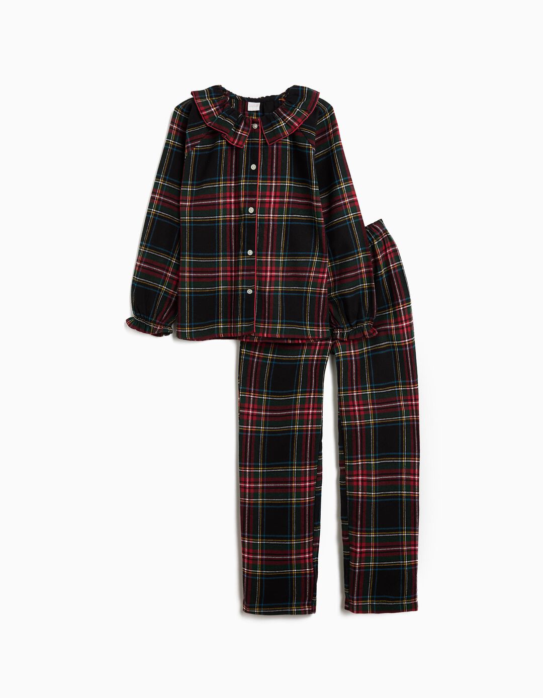 Pijama Flanela de Natal, Menina, Multicor