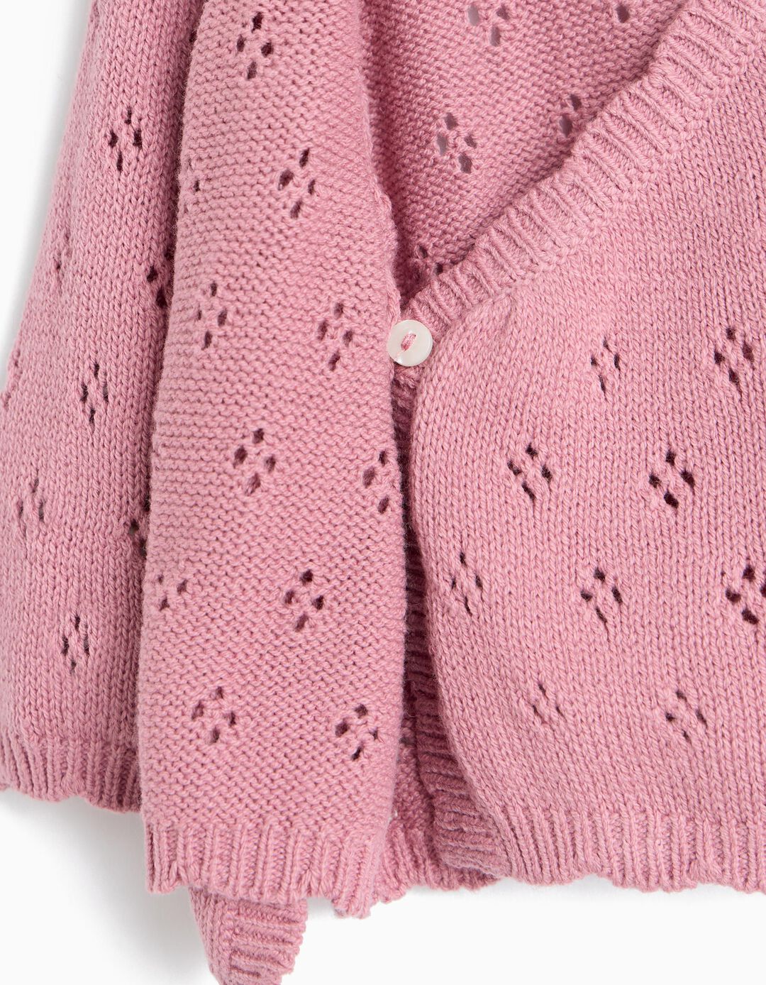 Conjunto de Malha, Menina, Rosa