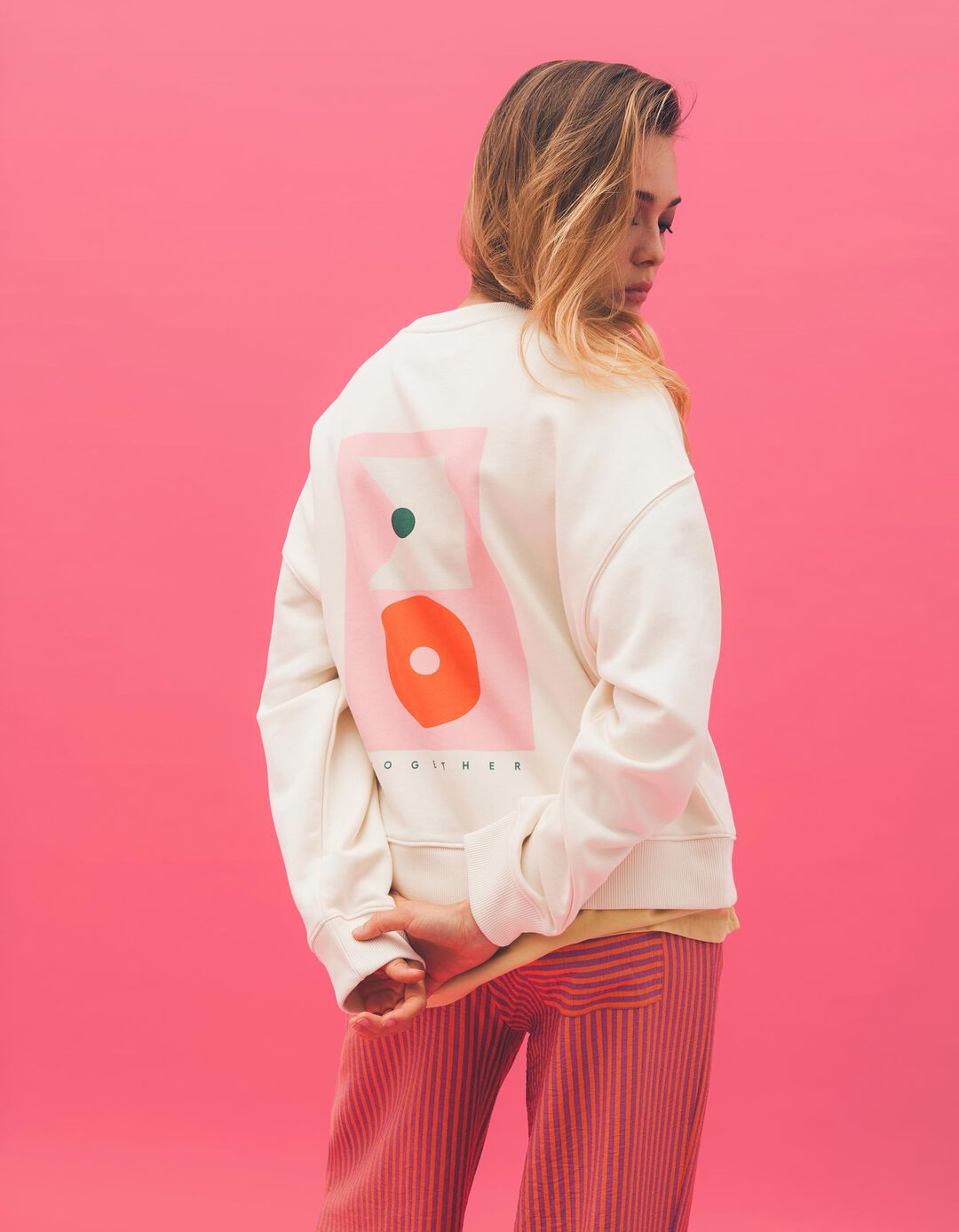 Sweatshirt, Mulher, Cru