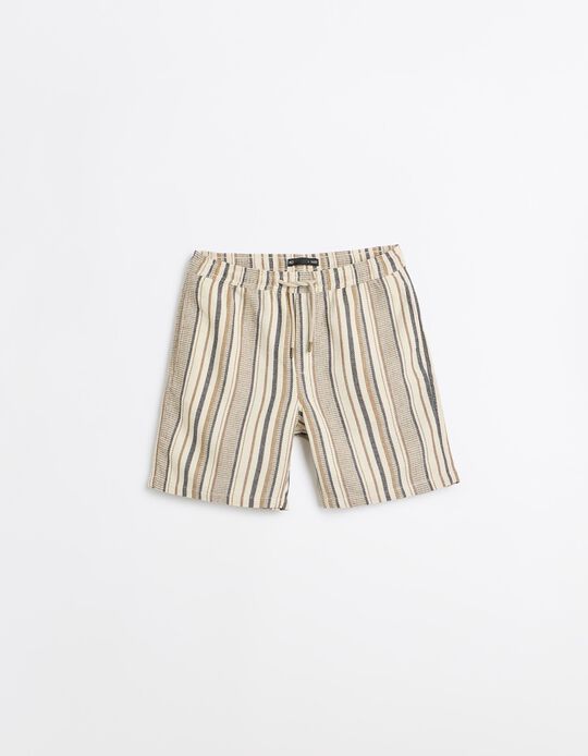 Comprar Online Cal&ccedil;&otilde;es &Agrave;s Riscas, Homem, Bege