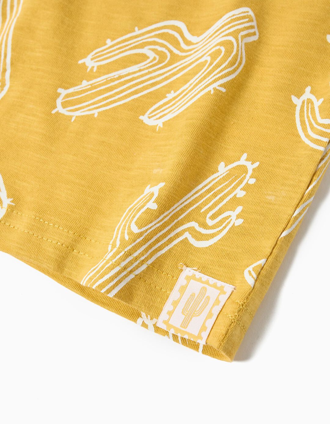 T-shirt Estampado, Menino, Amarelo Escuro 