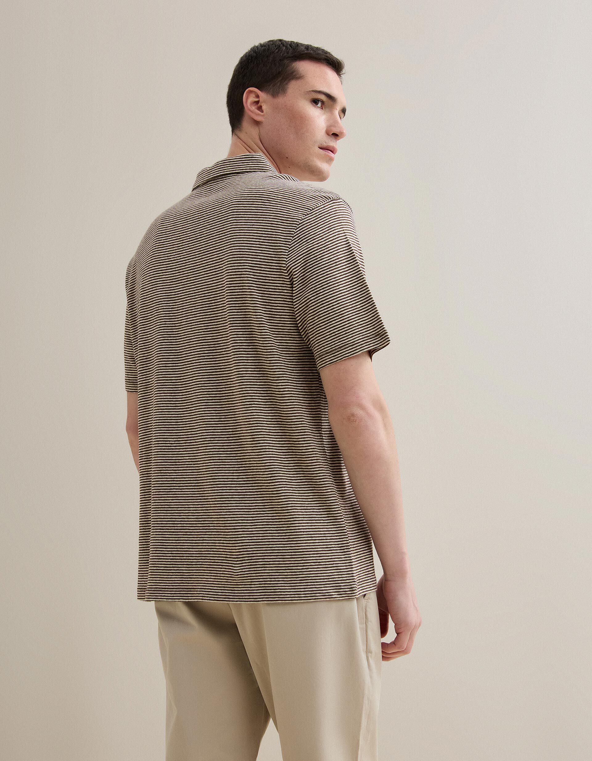 Comprar Online Polo Jersey, Homem, Castanho Escuro