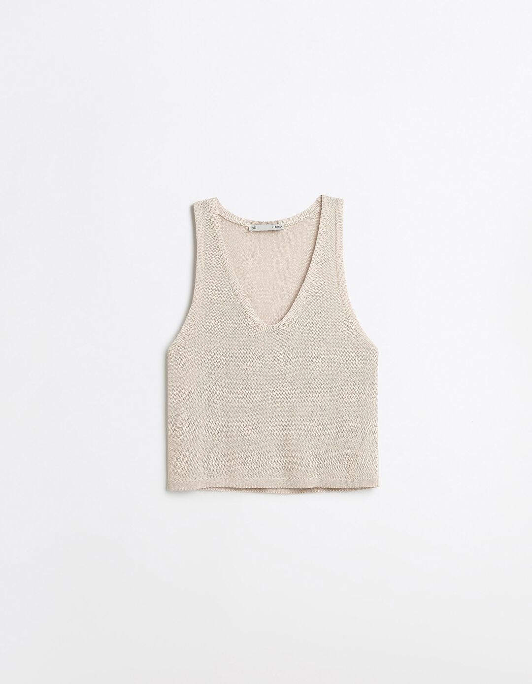 Top Malha, Mulher, Bege Claro