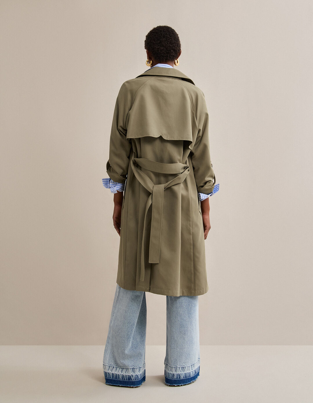 Gabardina, Mulher, Verde