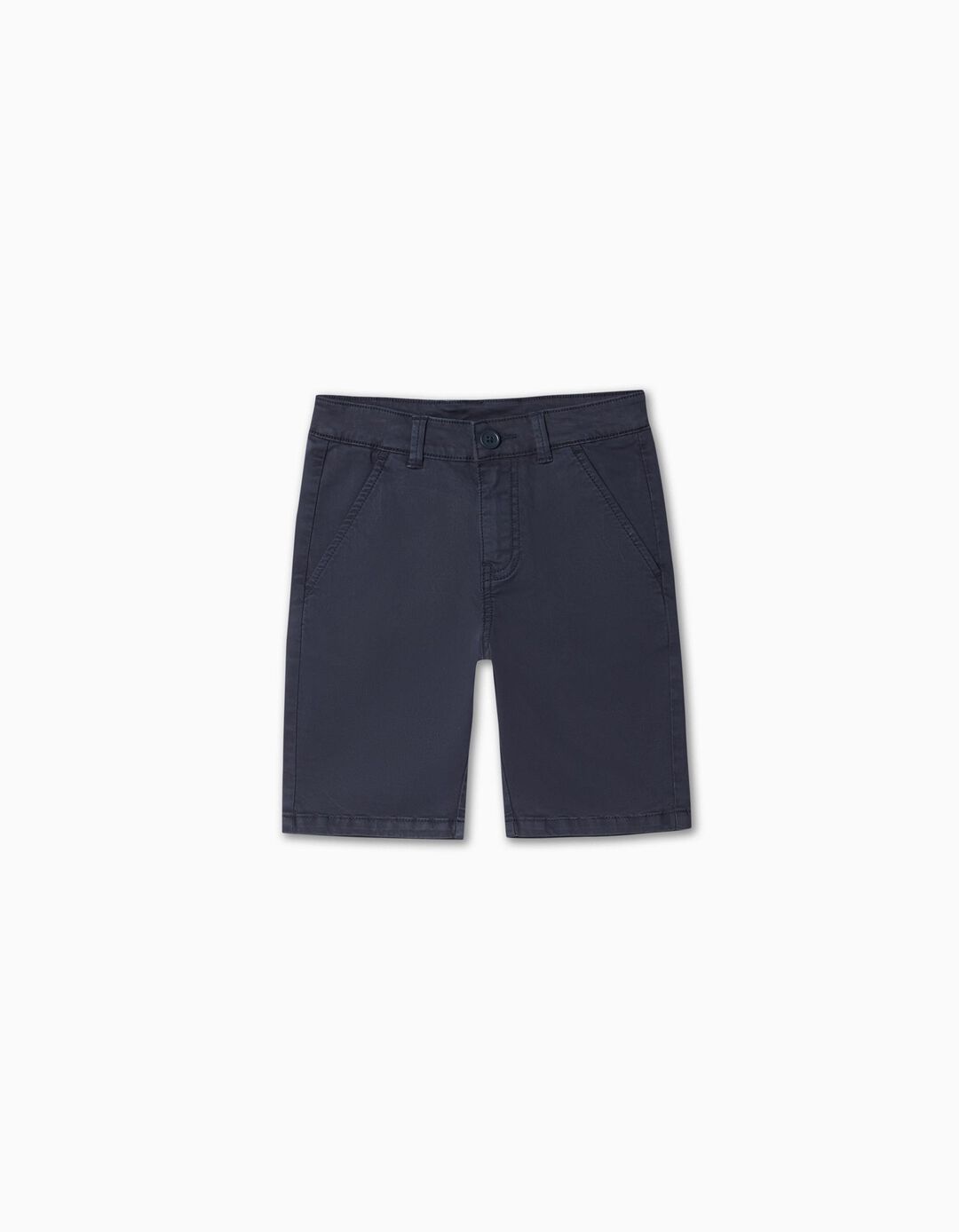 Chino Shorts, Boy, Dark Blue