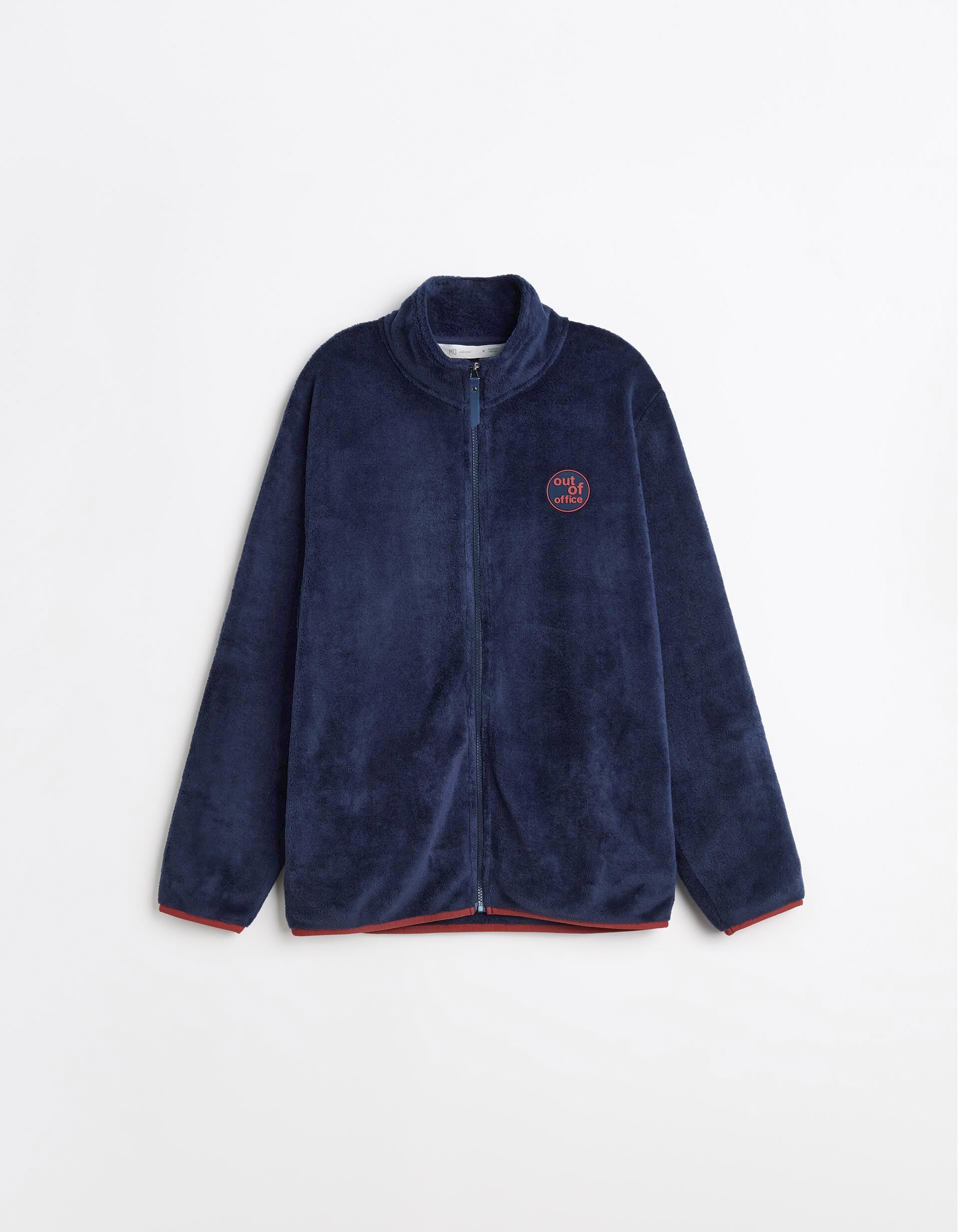 Comprar Online Casaco Polar Aveludado, Homem, Azul Escuro