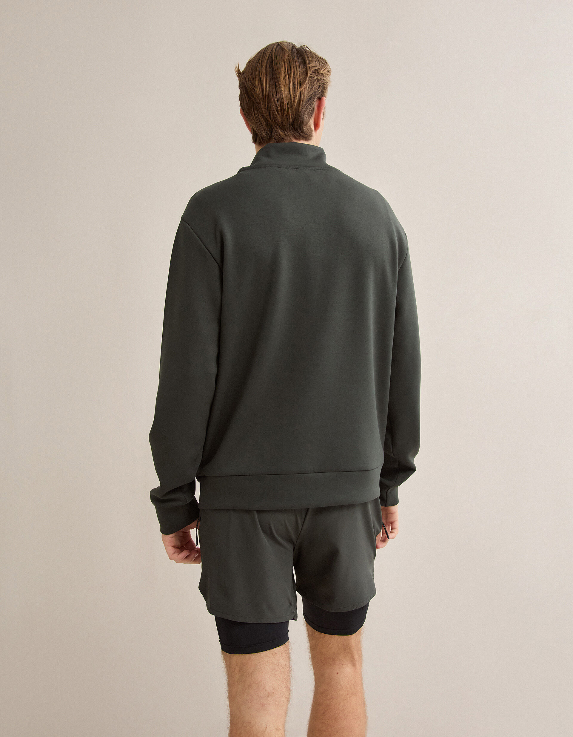 Comprar Online Sweatshirt com Fecho, Homem, Verde