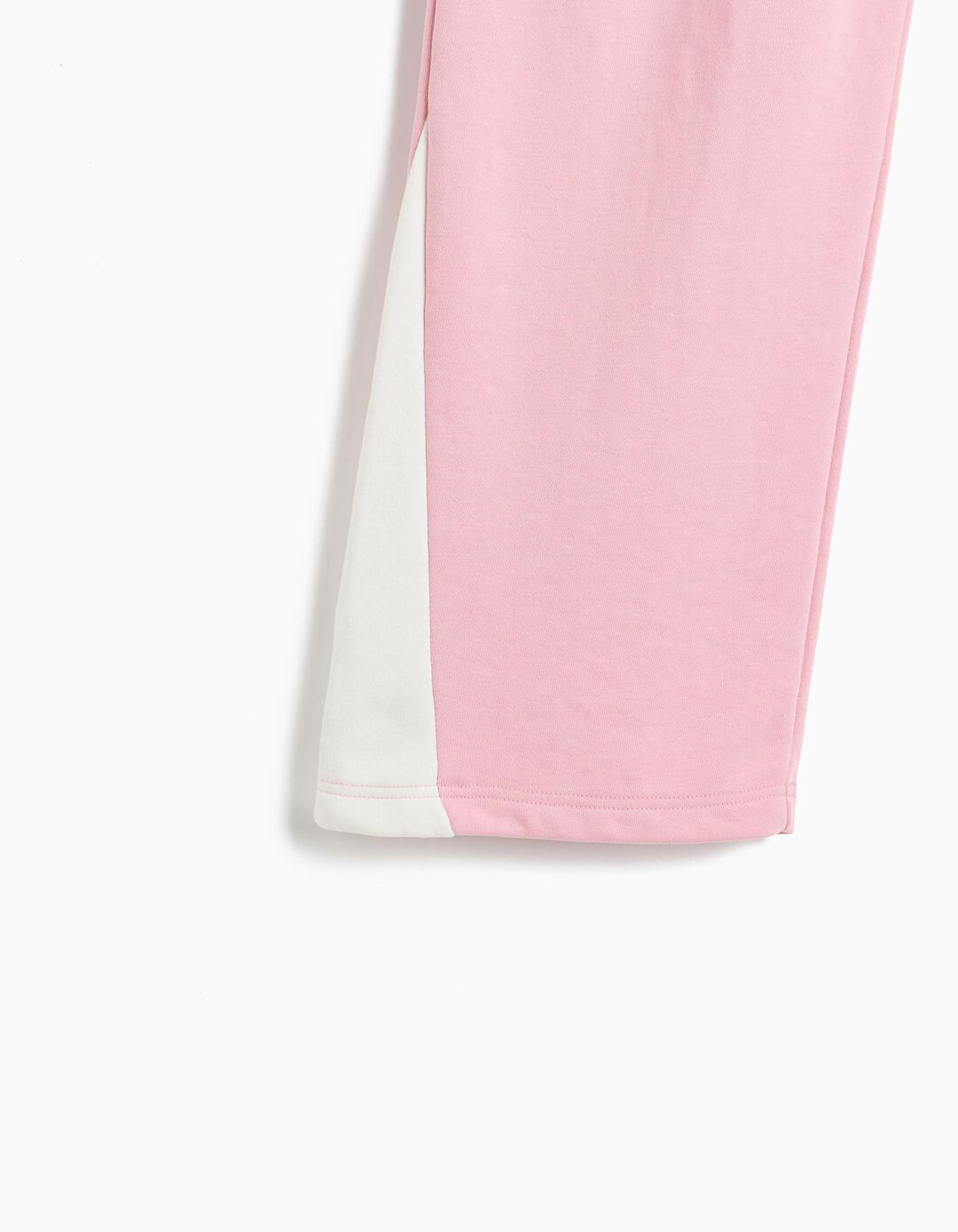 Cal&ccedil;as De Felpa Wide Leg, Menina, Rosa