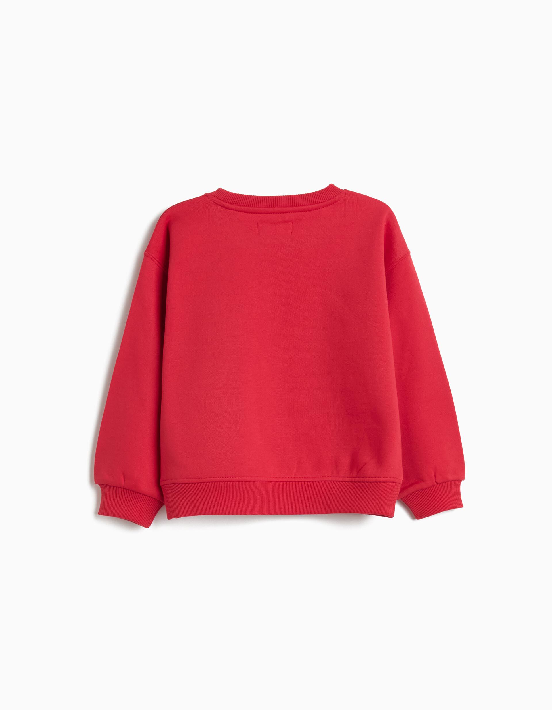 Comprar Online Sweatshirt de Felpa, Menina, Vermelho
