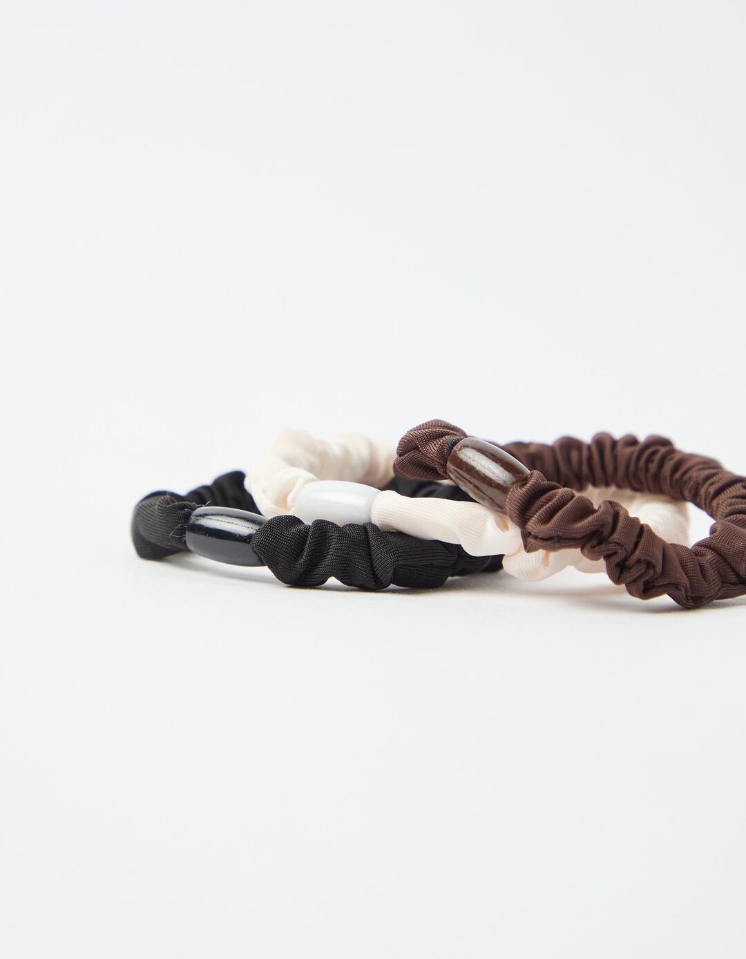 Pack 3 El&aacute;sticos Scrunchies, Mulher, Multicolor 