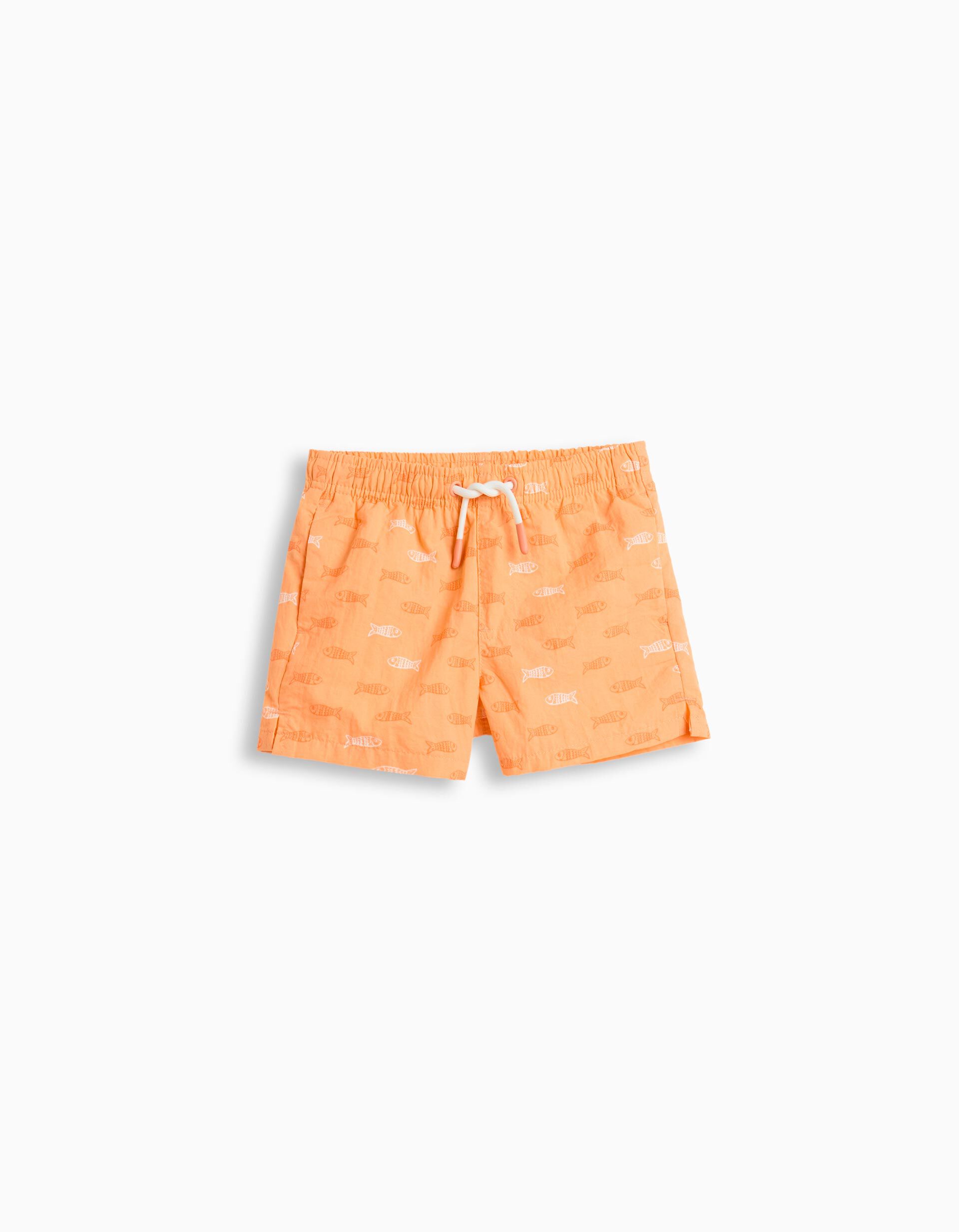 Comprar Online Cal&ccedil;&otilde;es de Banho, Menino, Laranja Claro
