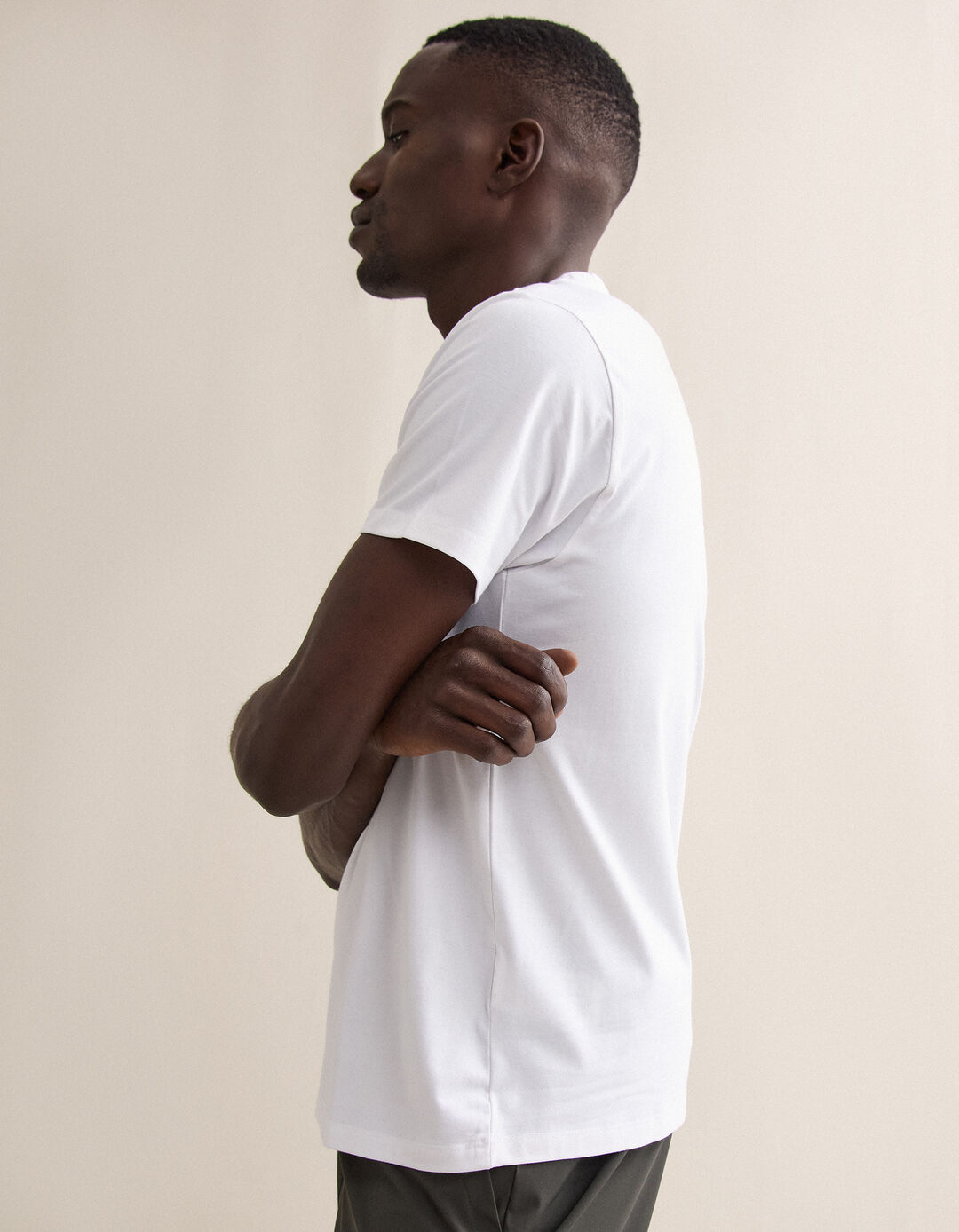 T-shirt, Homem, Branco