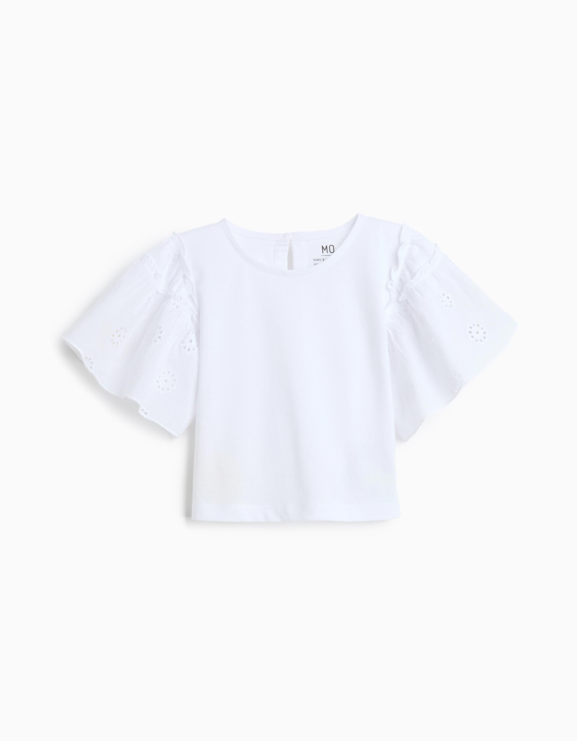 Comprar Online T-shirt Manga Curta, Menina, Branco