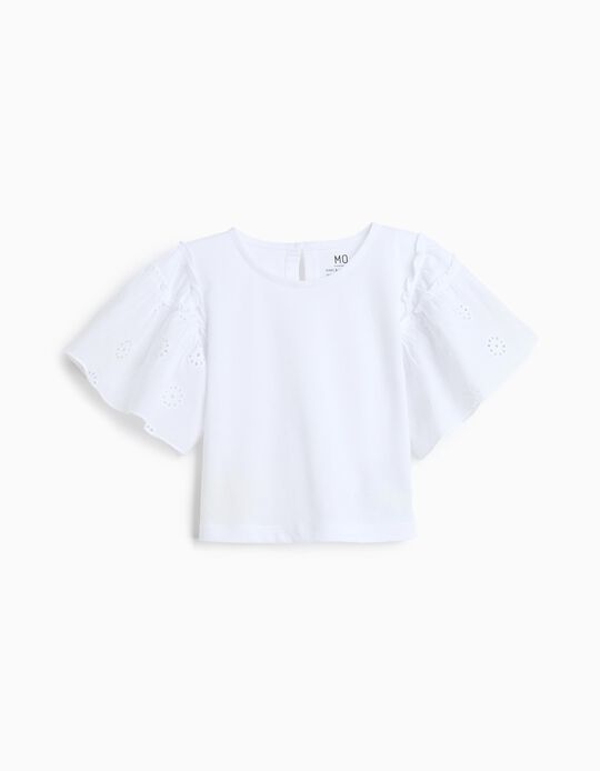 Comprar Online T-shirt Manga Curta, Menina, Branco