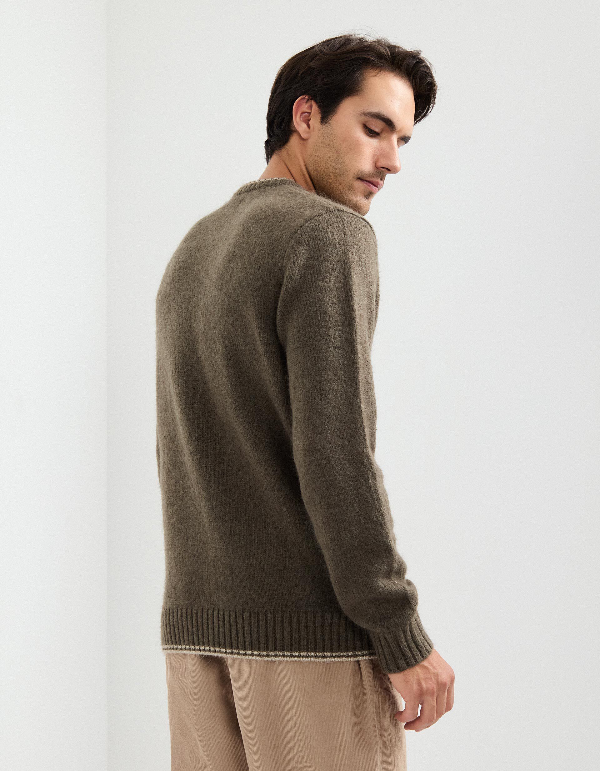 Comprar Online Camisola de Malha, Homem, Verde Escuro