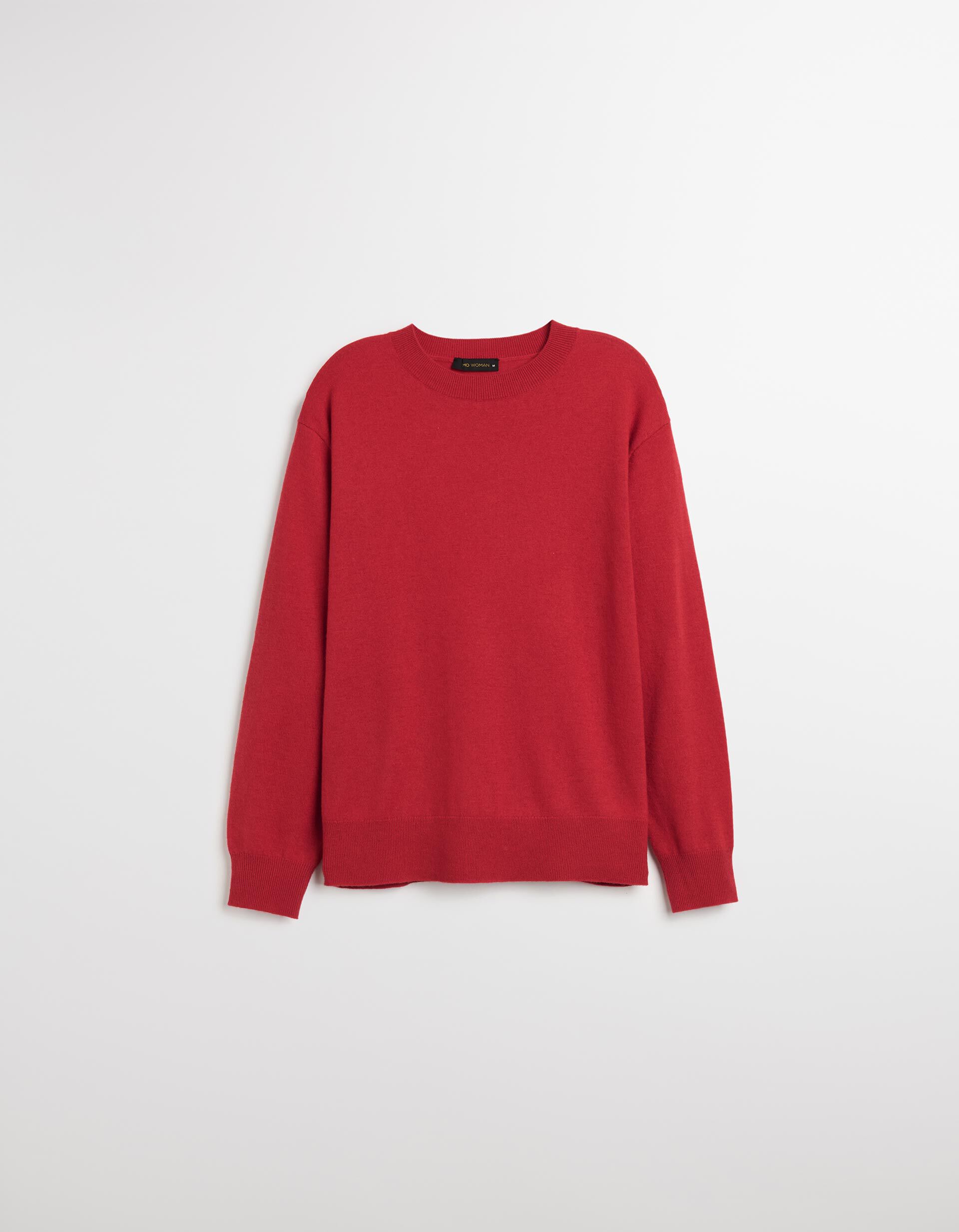 Comprar Online Camisola de L&atilde; com Caxemira, Mulher, Vermelho