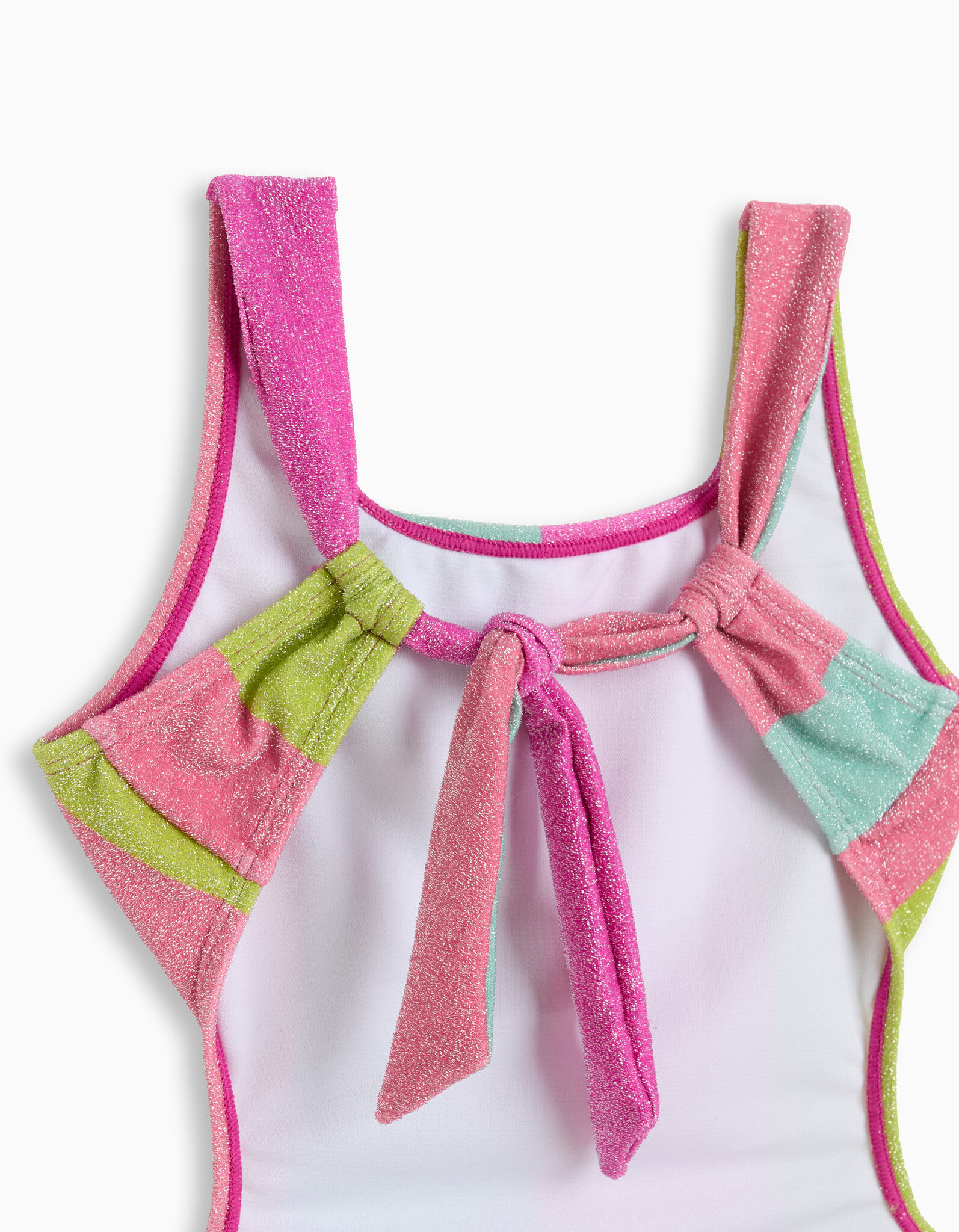 Comprar Online Fato de Banho Brilhante, Menina, Verde Claro