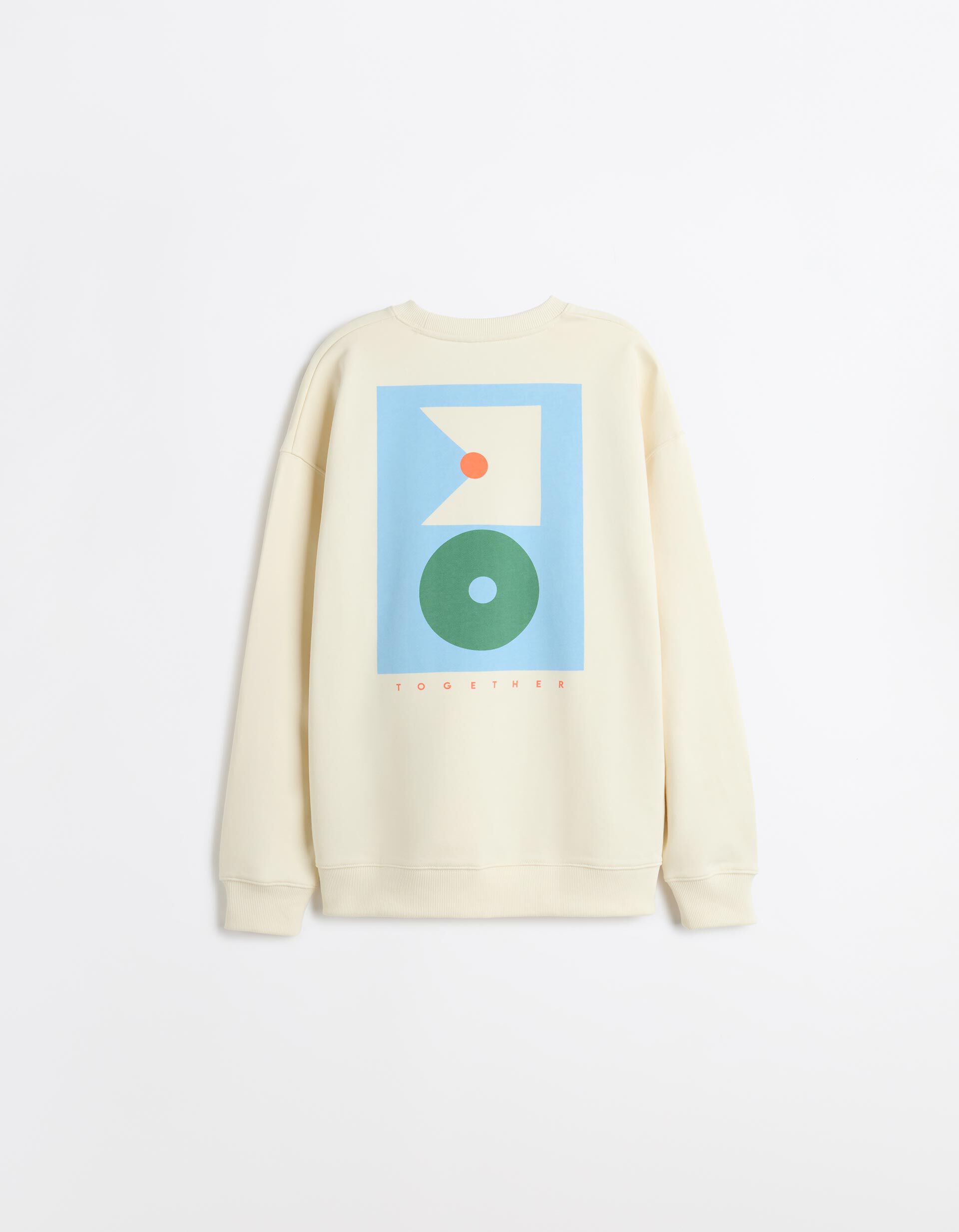 Comprar Online Sweatshirt de Felpa, Homem, Cru