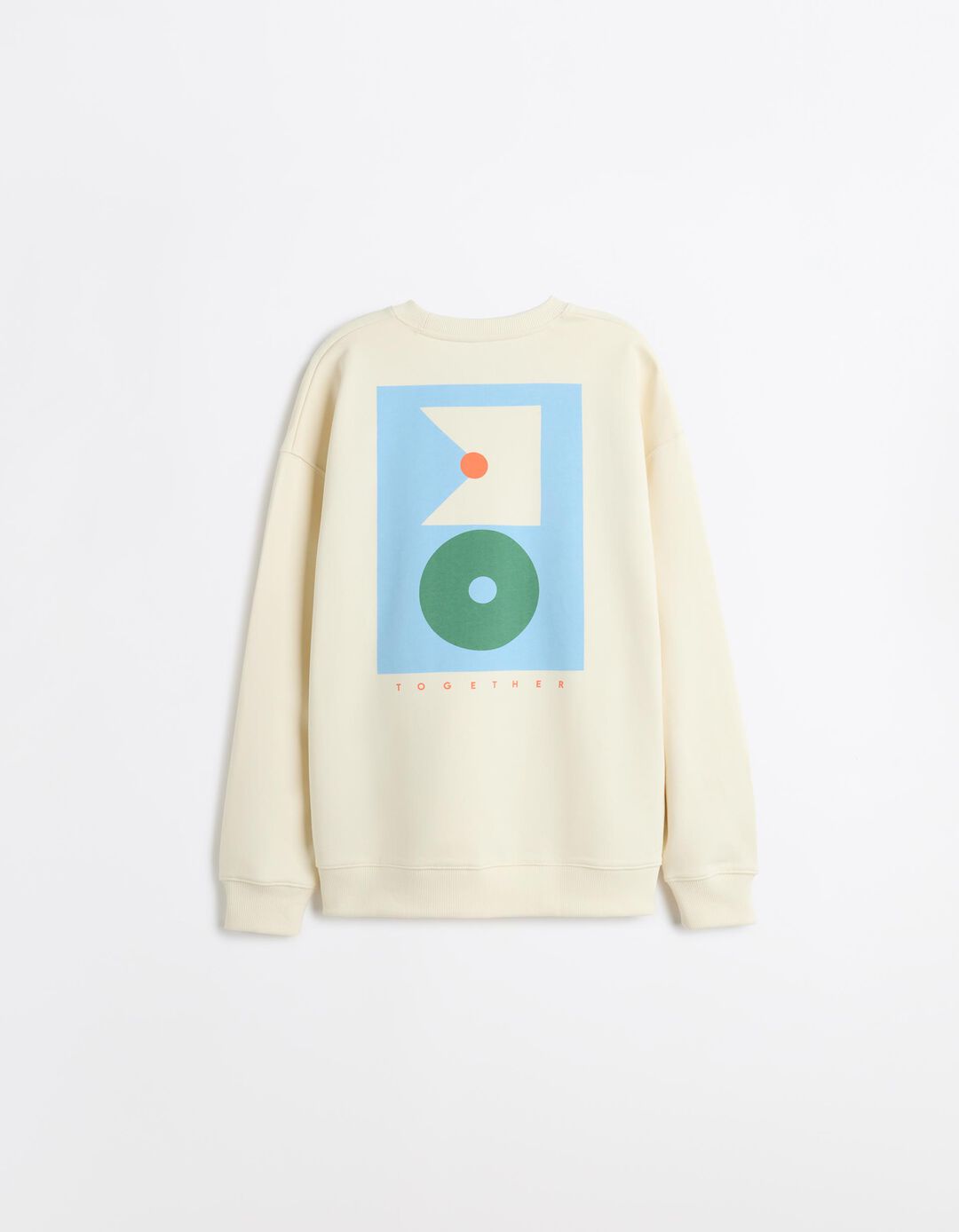 Sweatshirt de Felpa, Homem, Cru
