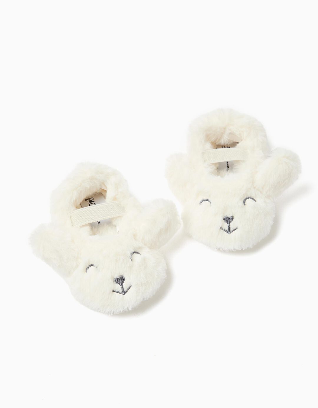 Pantufas, Menina, Branco