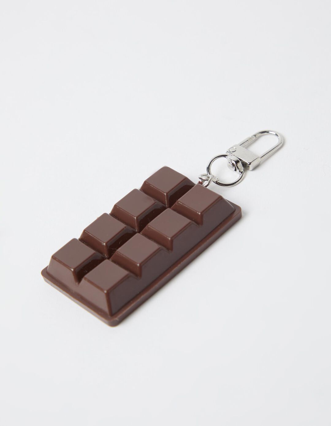 Porta-Chaves Charm Chocolate, Castanho