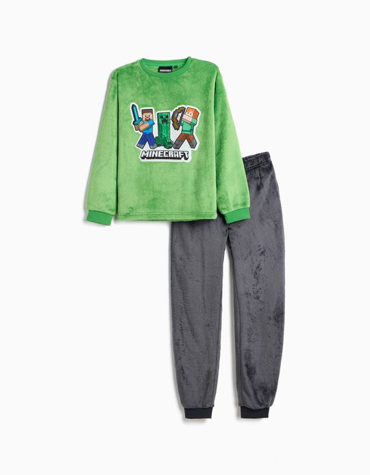 Comprar Online Pijama Em Malha 'Minecraft', Menino, Verde