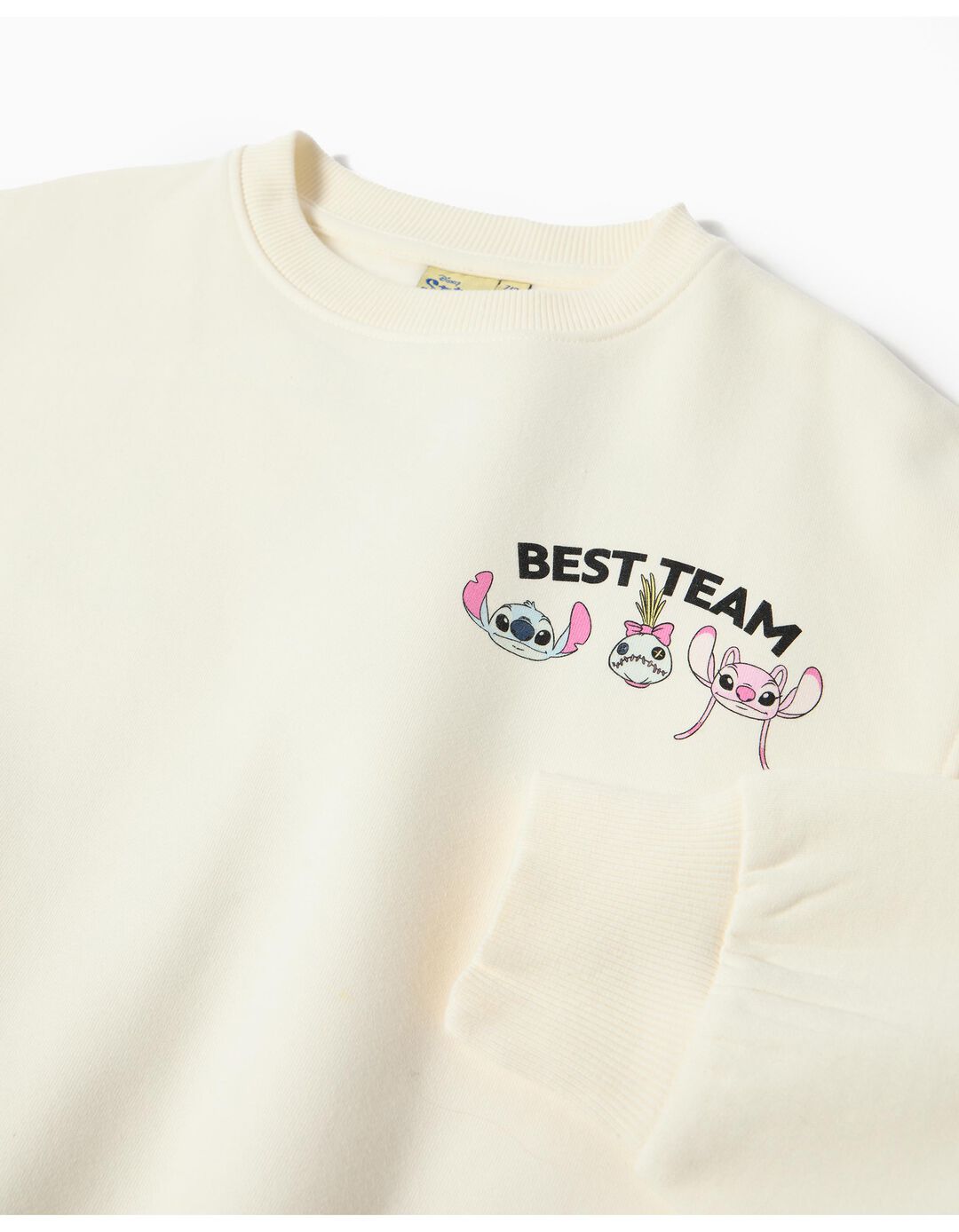 Sweatshirt 'Stitch' ©Disney, Menina, Branco