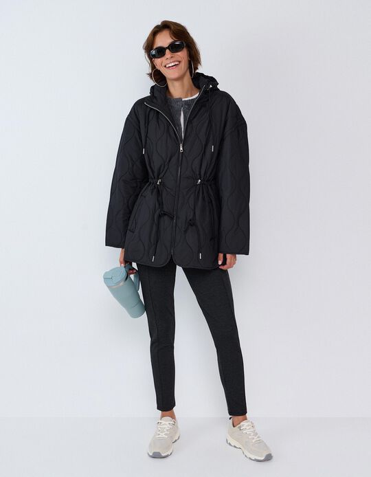 Comprar Online Blus&atilde;o Acolchoado, Mulher, Preto