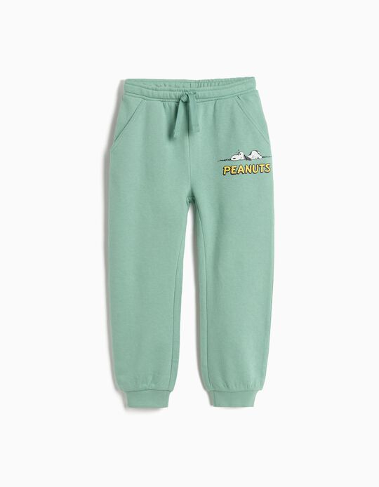 Comprar Online Cal&ccedil;as Jogging 'Snoopy', Menino, Verde Claro
