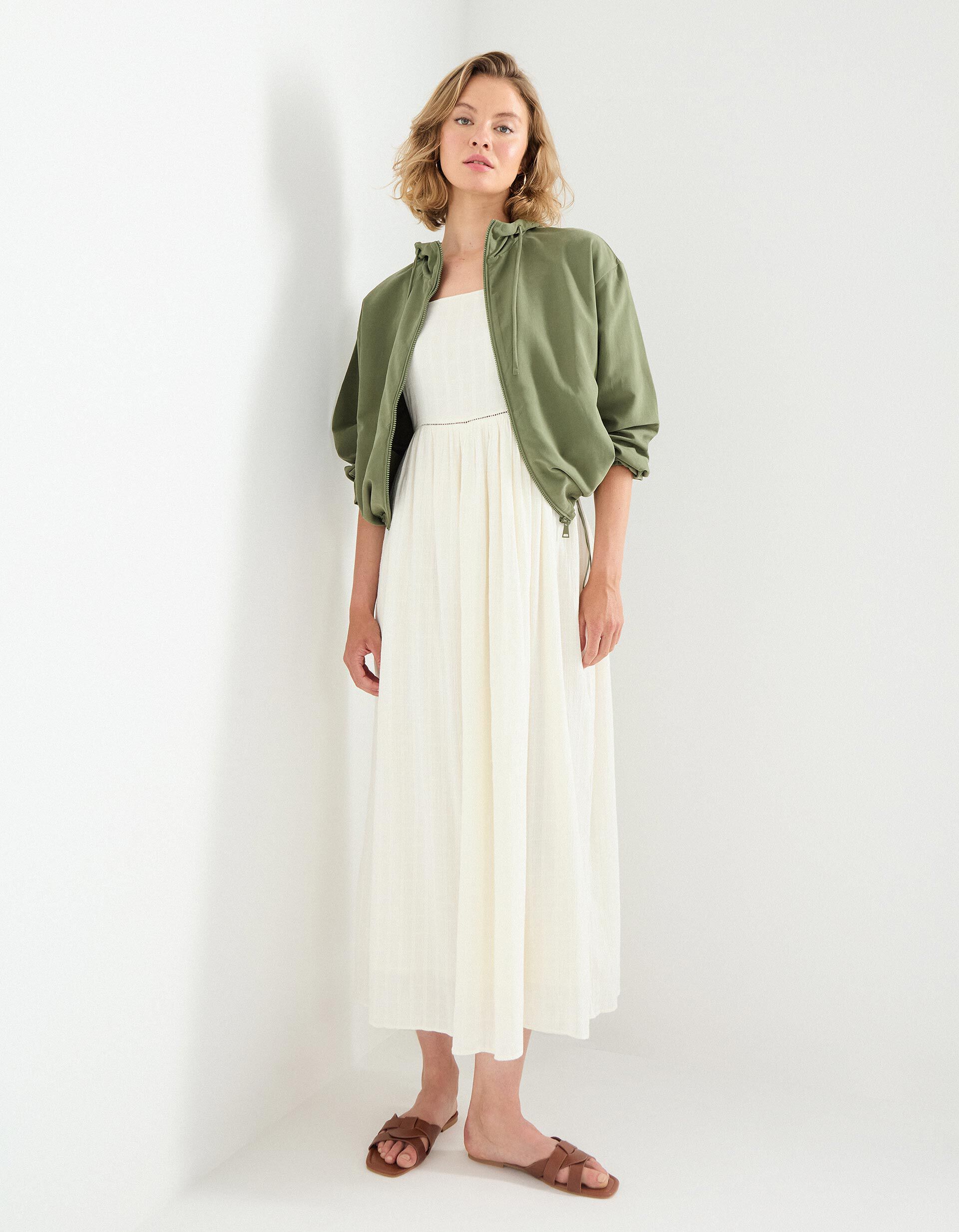 Comprar Online Parka com Capuz, Mulher, Verde