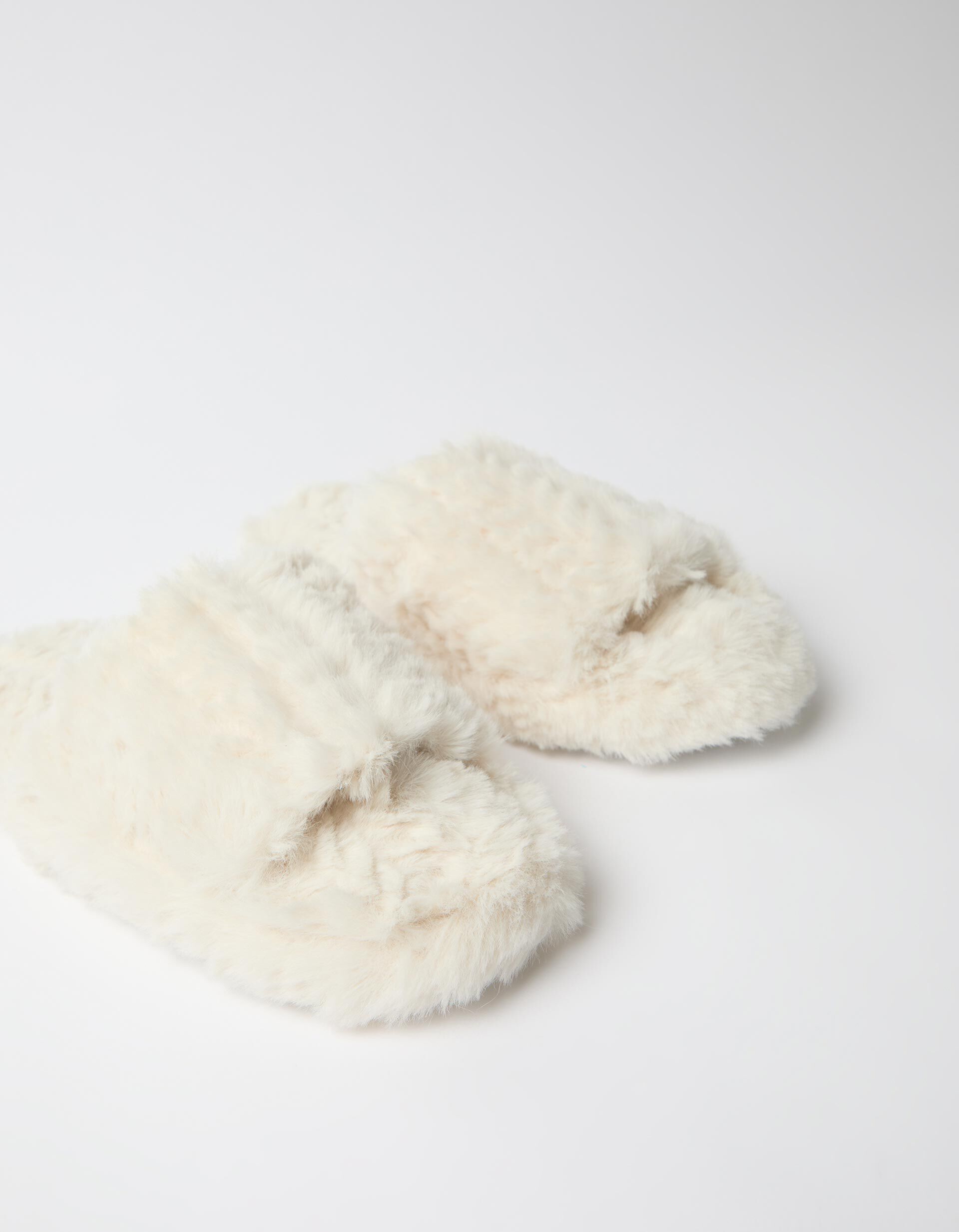 Comprar Online Chinelos De Quarto Abertos, Mulher, Cru
