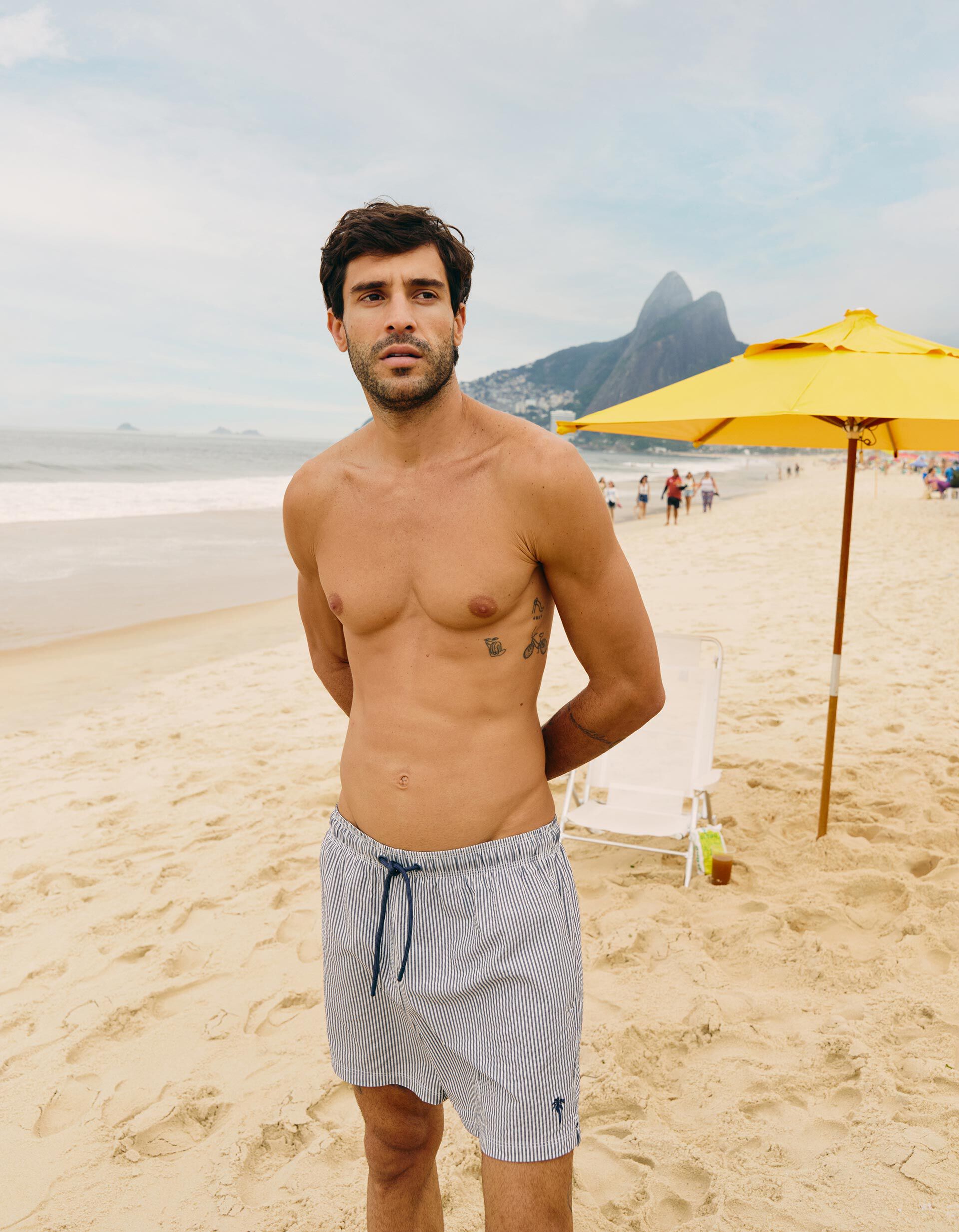 Comprar Online Cal&ccedil;&otilde;es de Banho, Homem, Azul Escuro