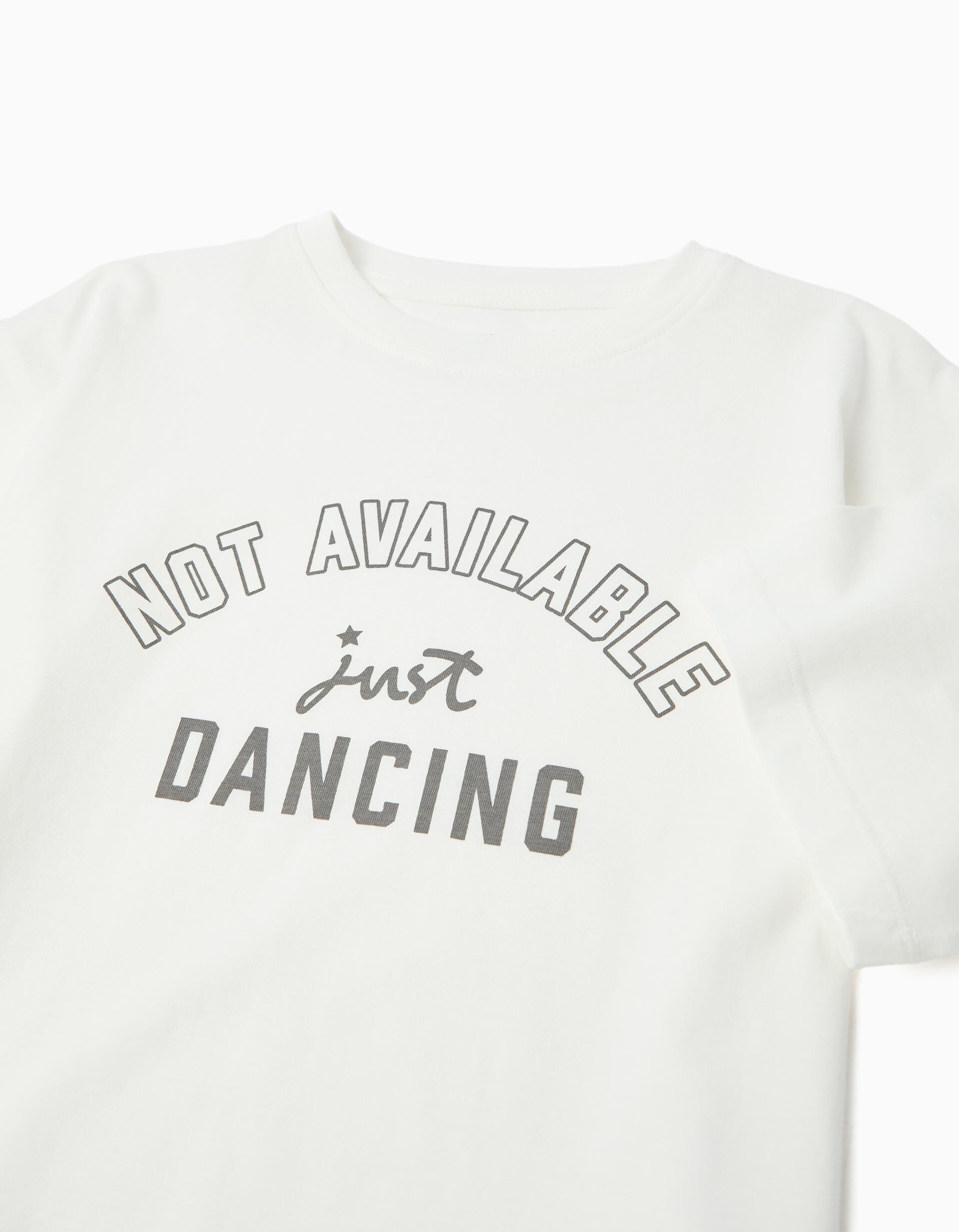 Comprar Online T-shirt Estampada, Menina, Branco
