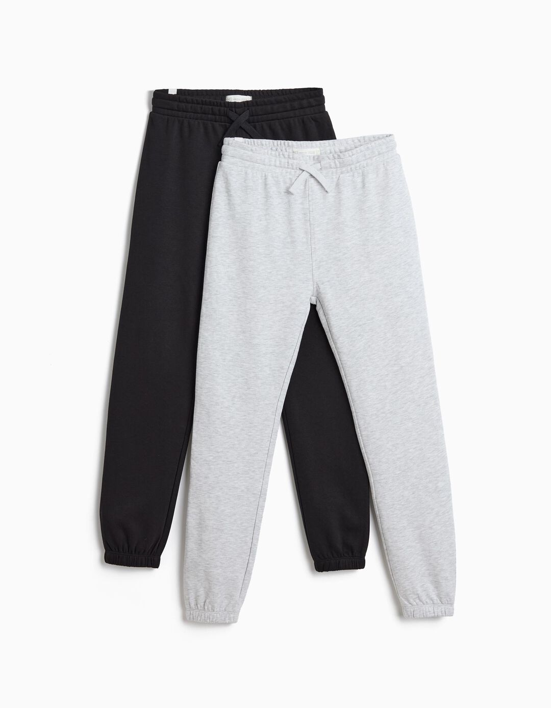 Pack 2 Joggings De Felpa, Menino, Cinzento Claro