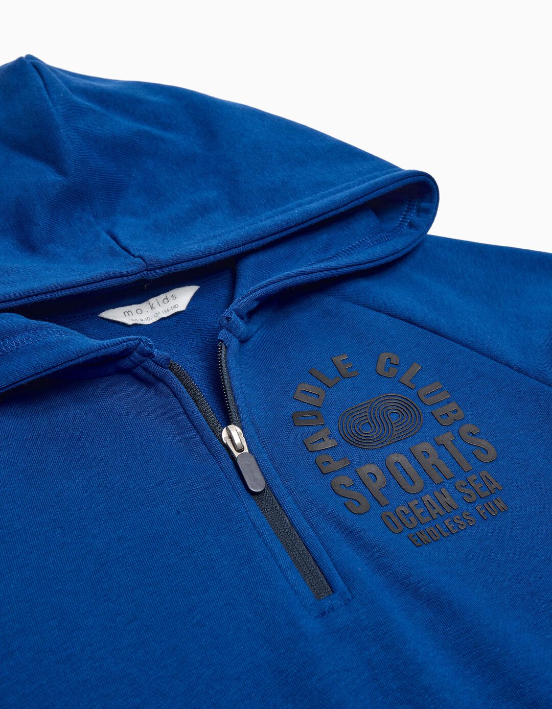 Sweatshirt Capuz, Menino, Azul Escuro