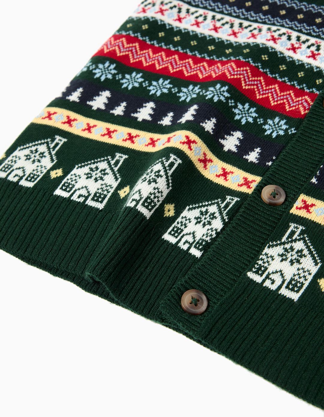 Colete de Natal, Menino, Verde Escuro