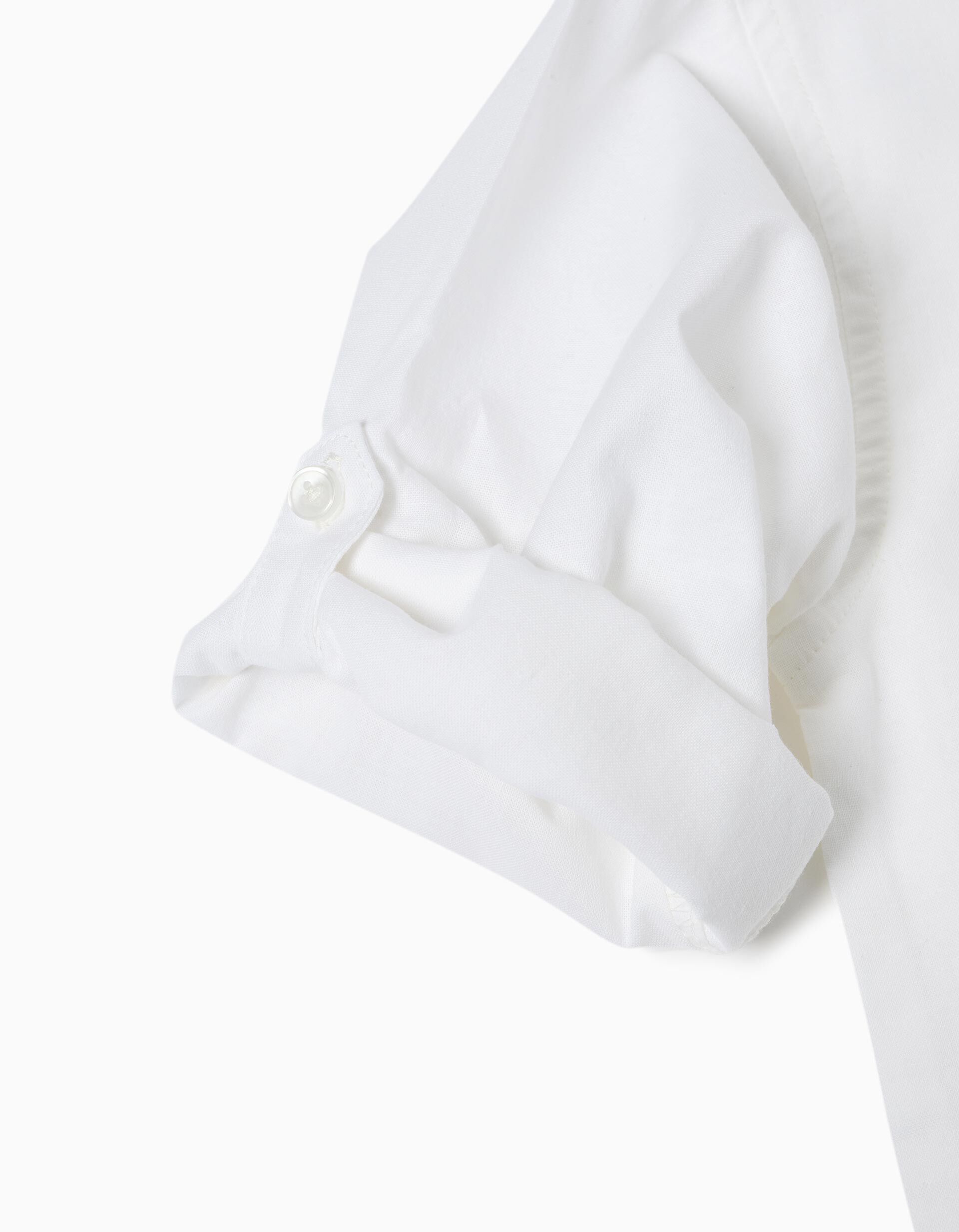 Comprar Online Camisola Capuz com Linho, Menino, Branco