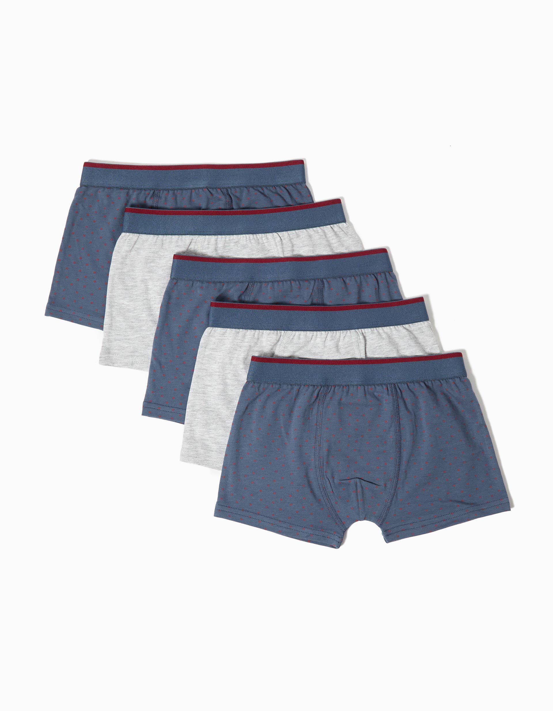 Comprar Online Pack 5 Boxers, Menino, Azul
