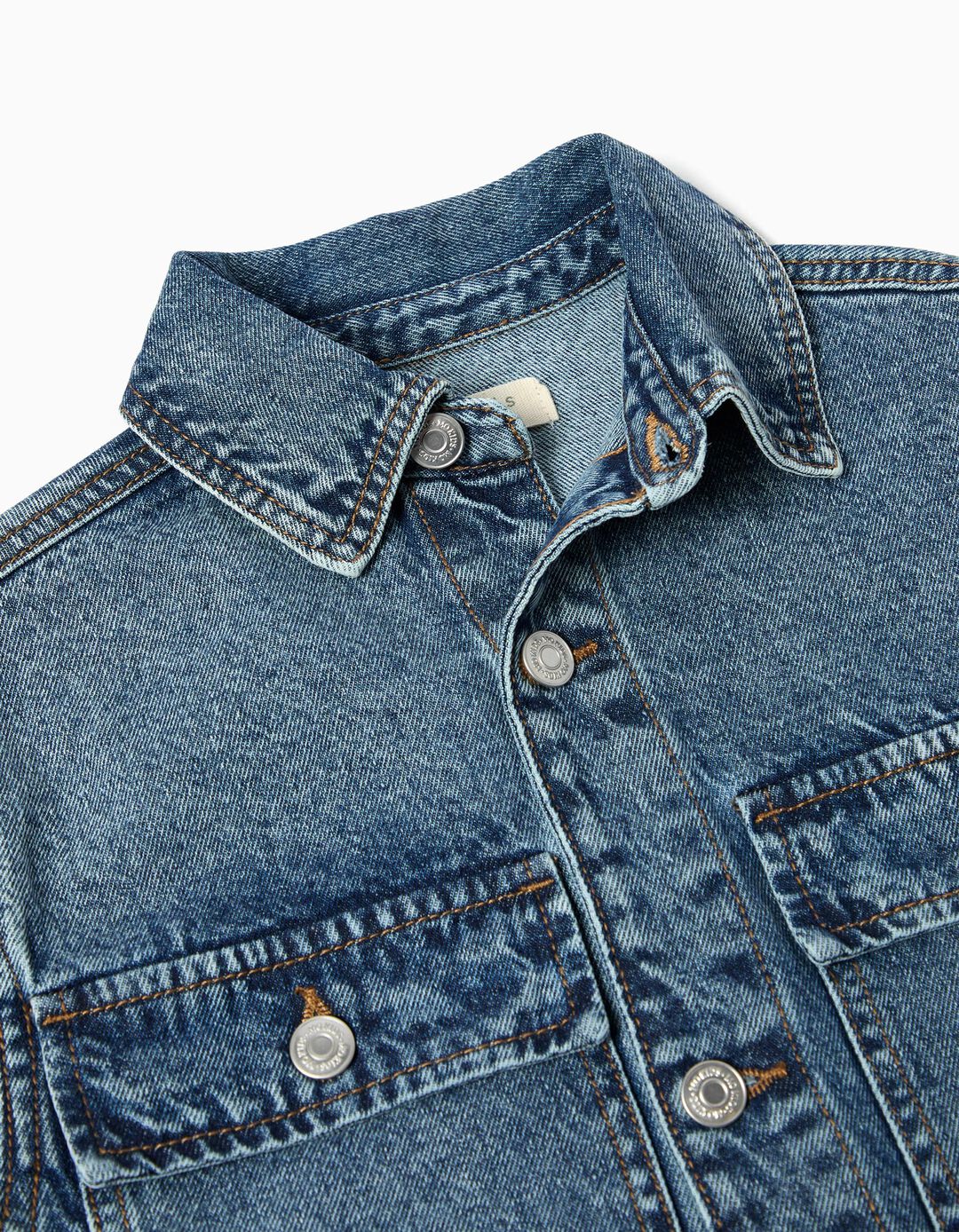 Sobrecamisa de Ganga, Menino, Azul Claro